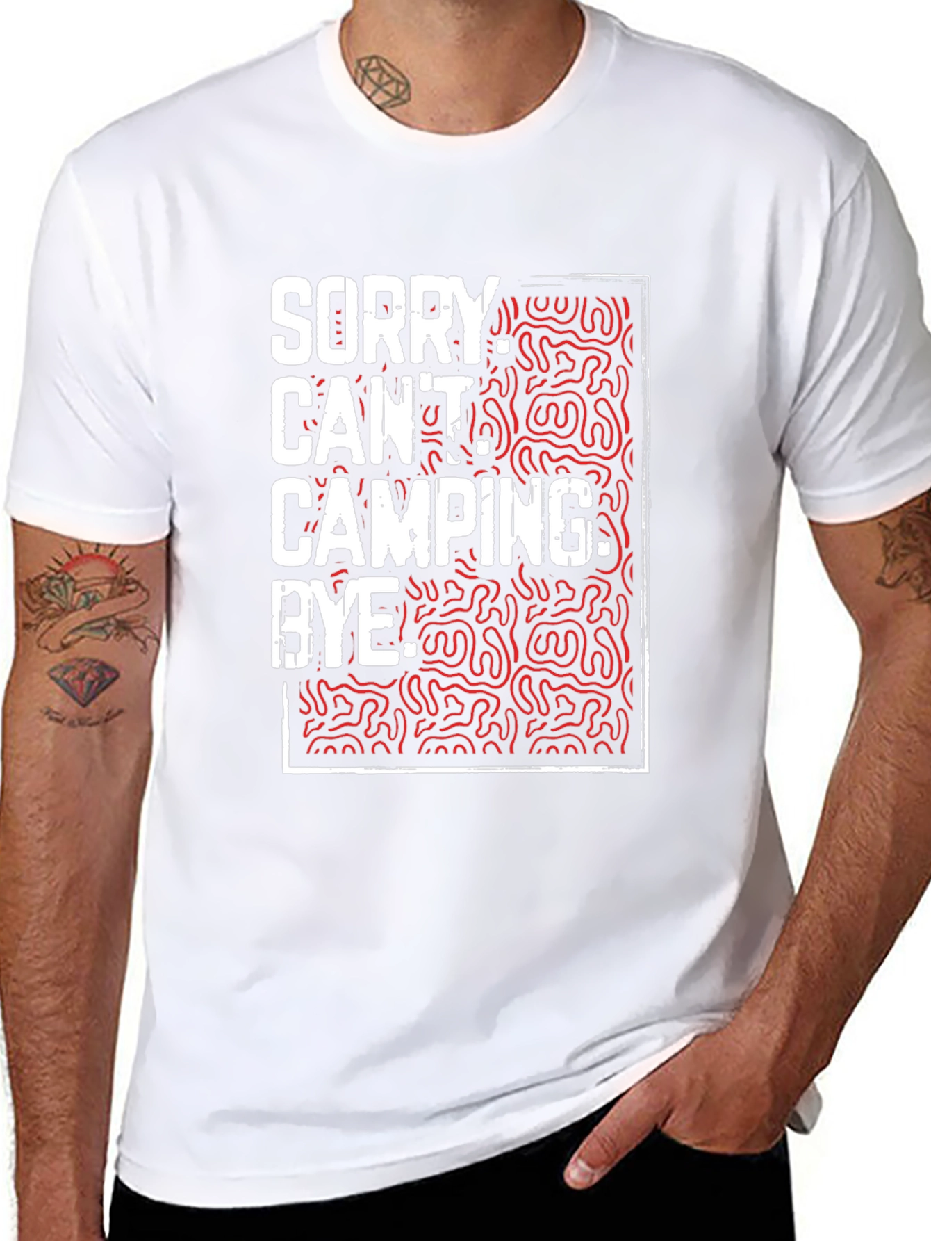 Camping Graphic Tee - Sorry Cant. Bye.