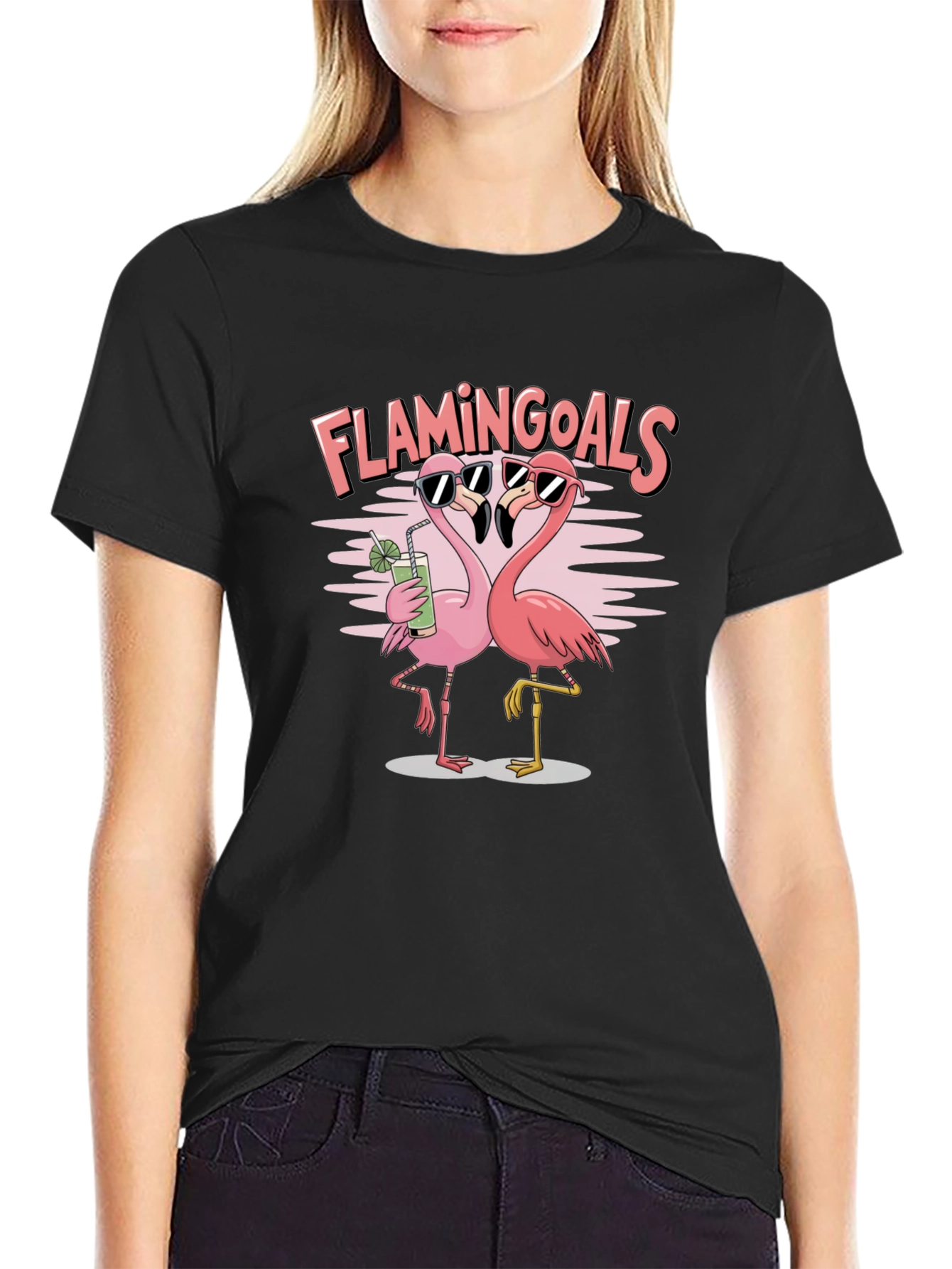 Flamingoals T-Shirt - Tropical Fun