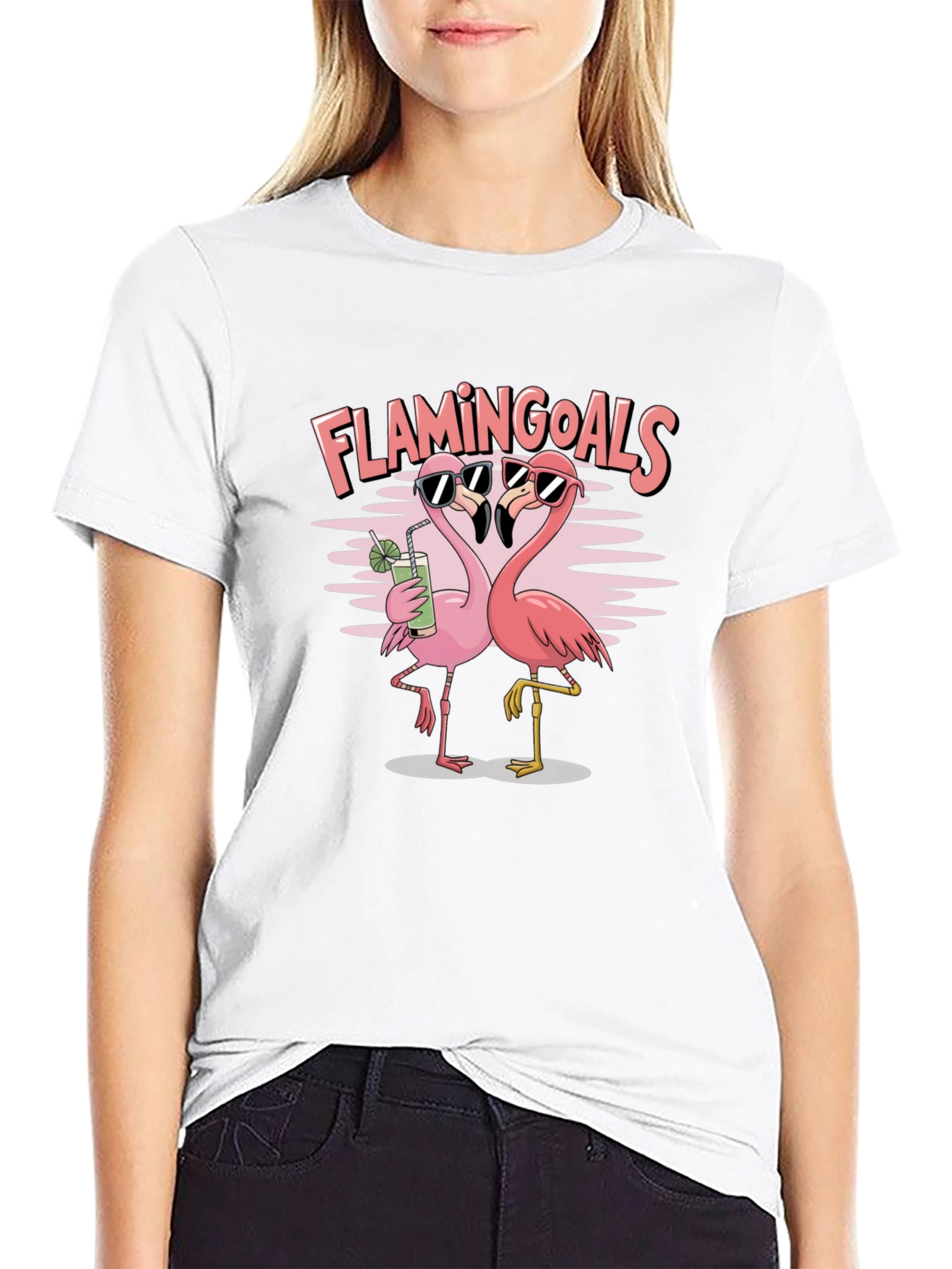 Flamingoals T-Shirt - Tropical Fun