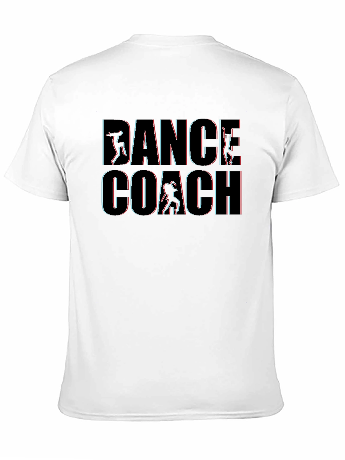 Dance Coach Graphic Print Black T-Shirt