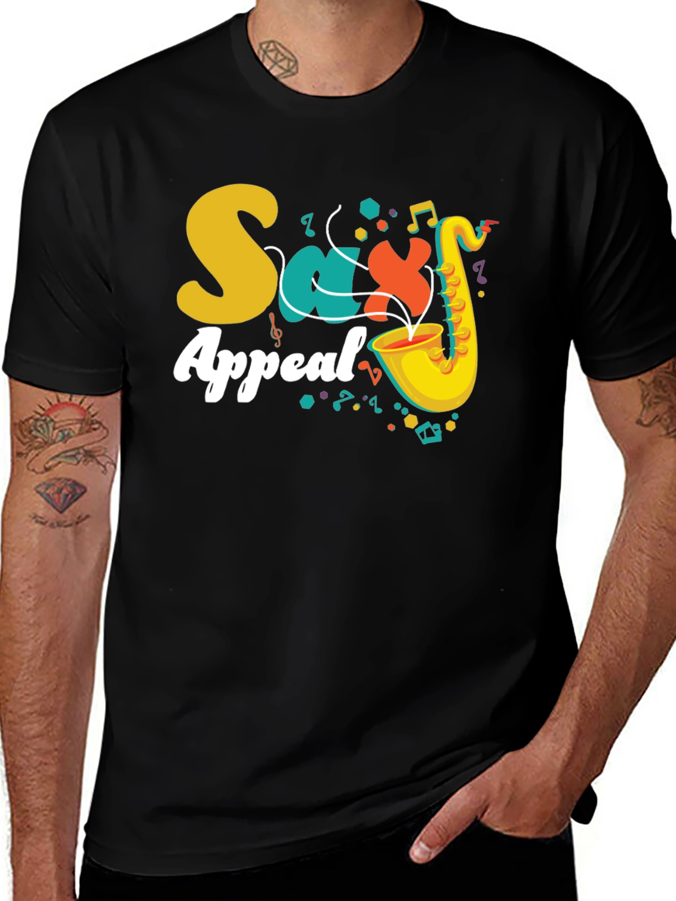 Sax Appeal Graphic T-Shirt - Mens