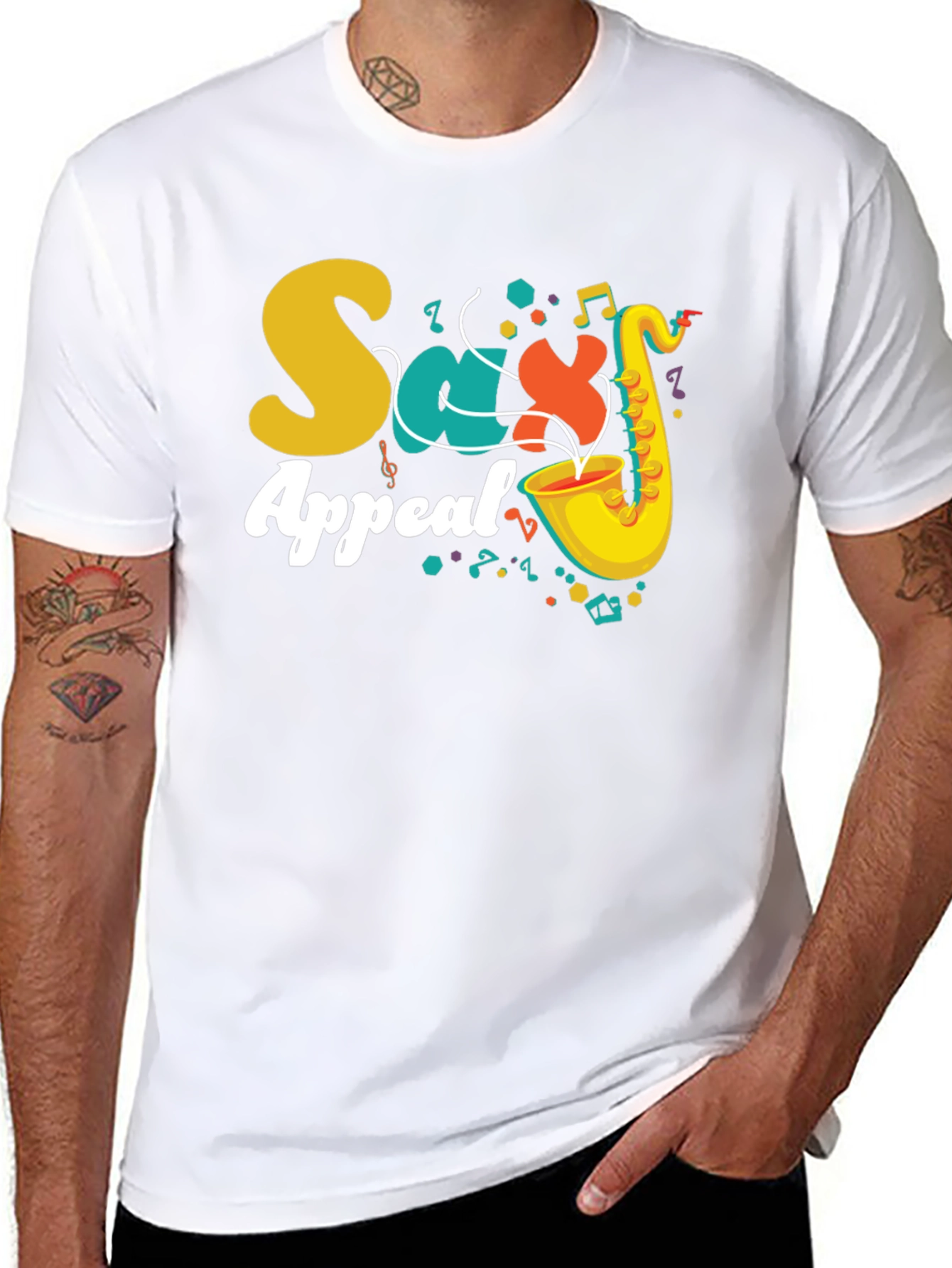 Sax Appeal Graphic T-Shirt - Mens
