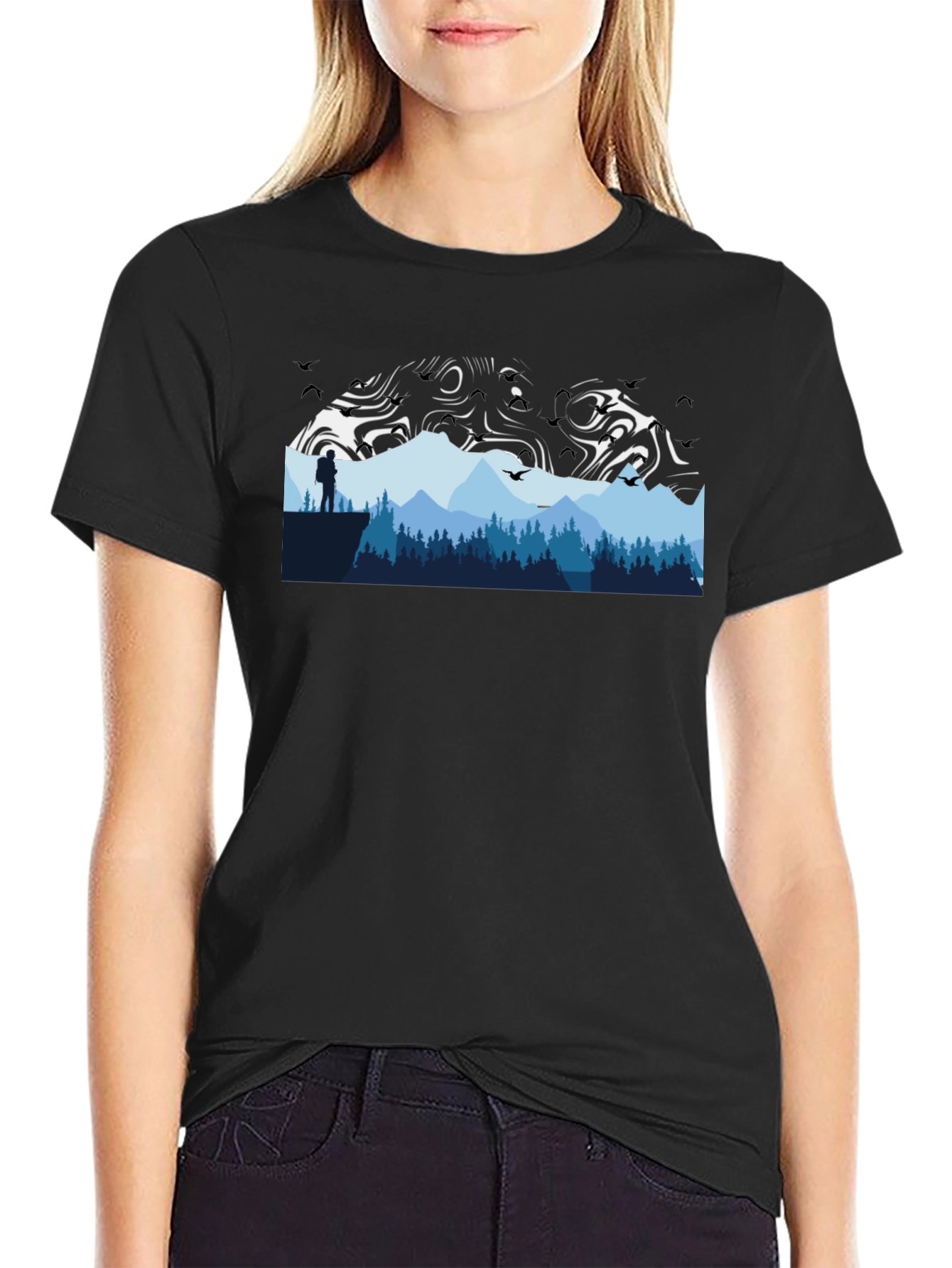 Mountain Graphic Tee - Adventure Awaits!