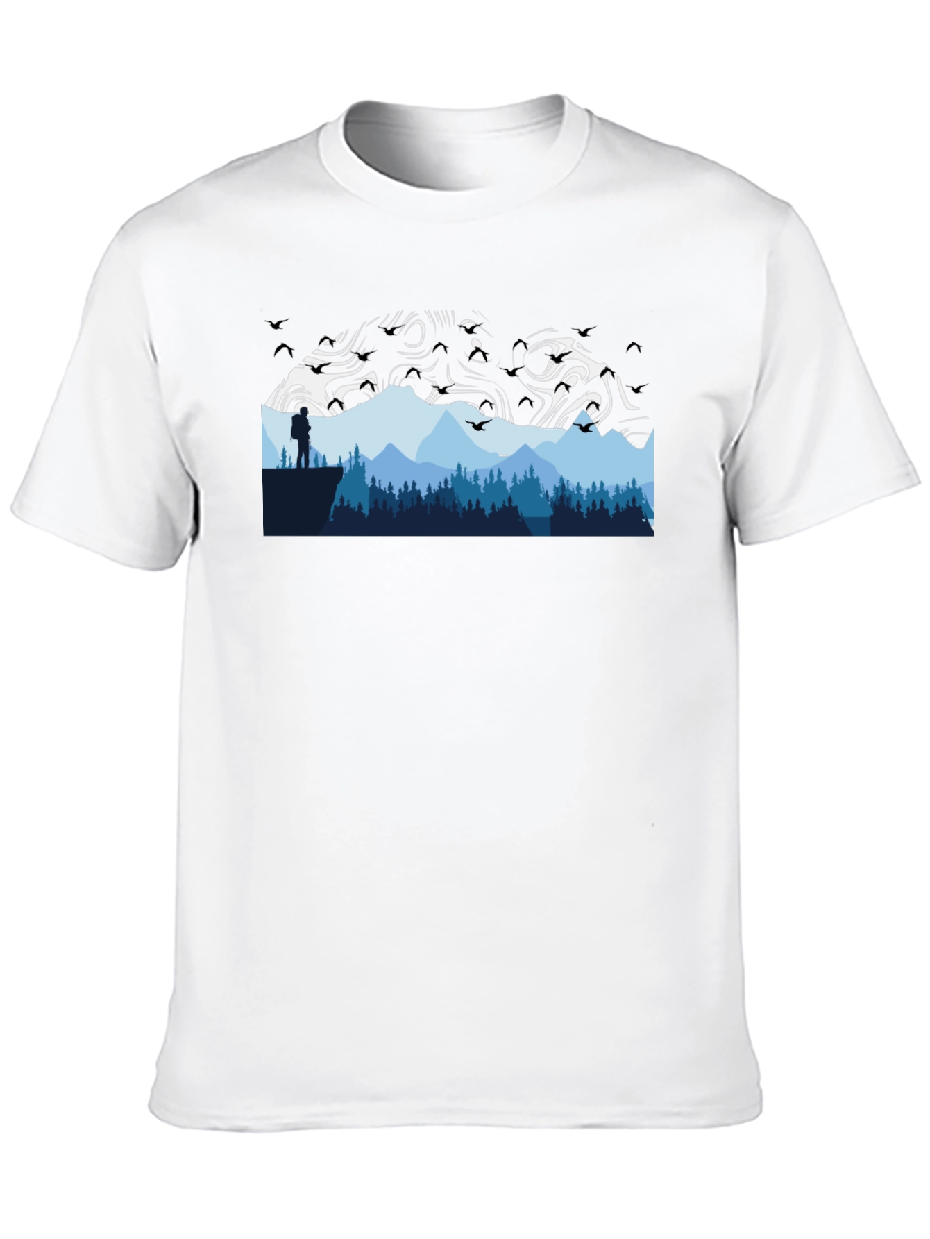 Mountain Graphic Tee - Adventure Awaits!