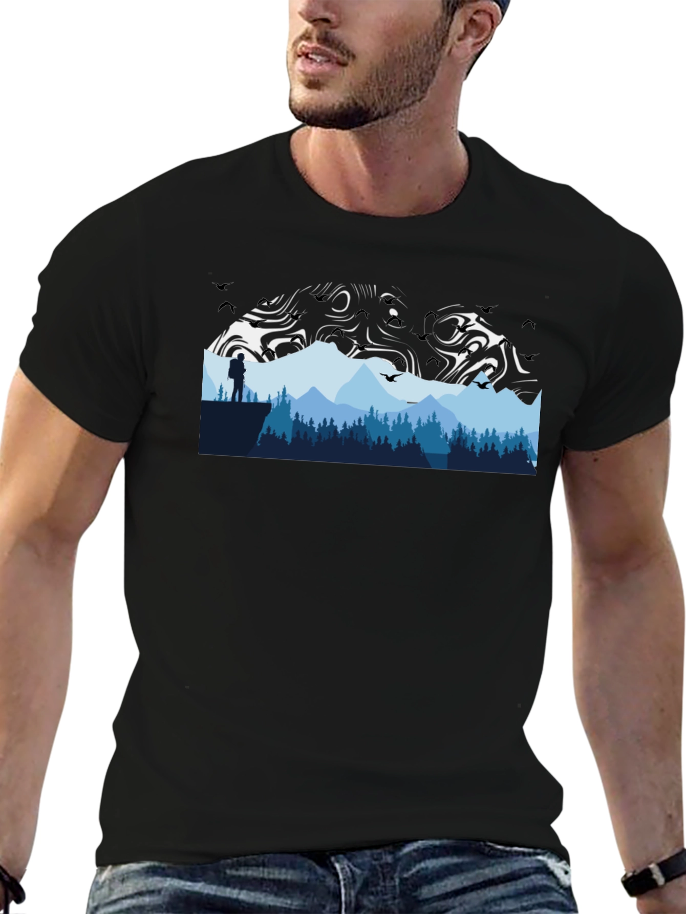 Mountain Graphic Tee - Adventure Awaits!