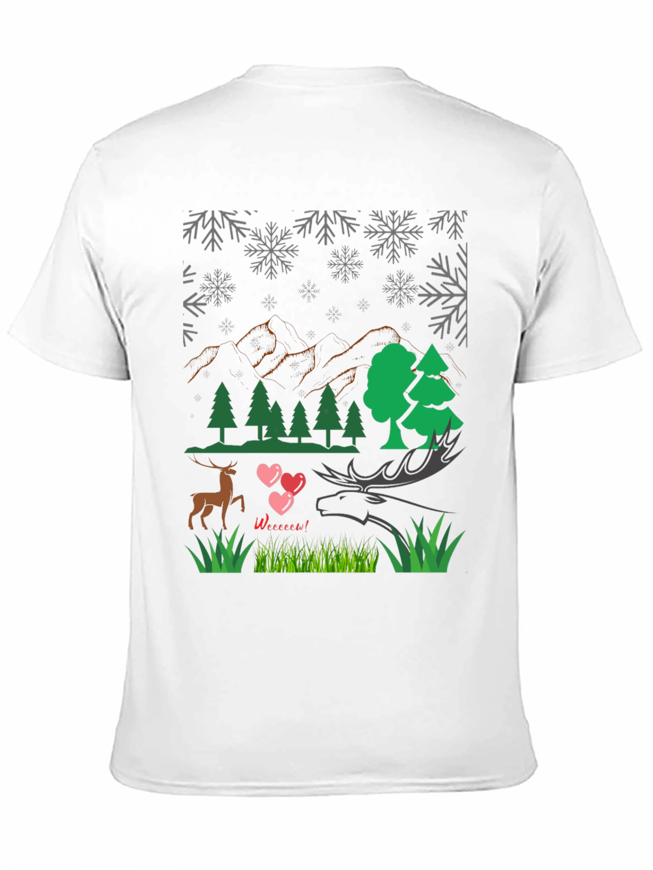 Winter Deer Love T-Shirt