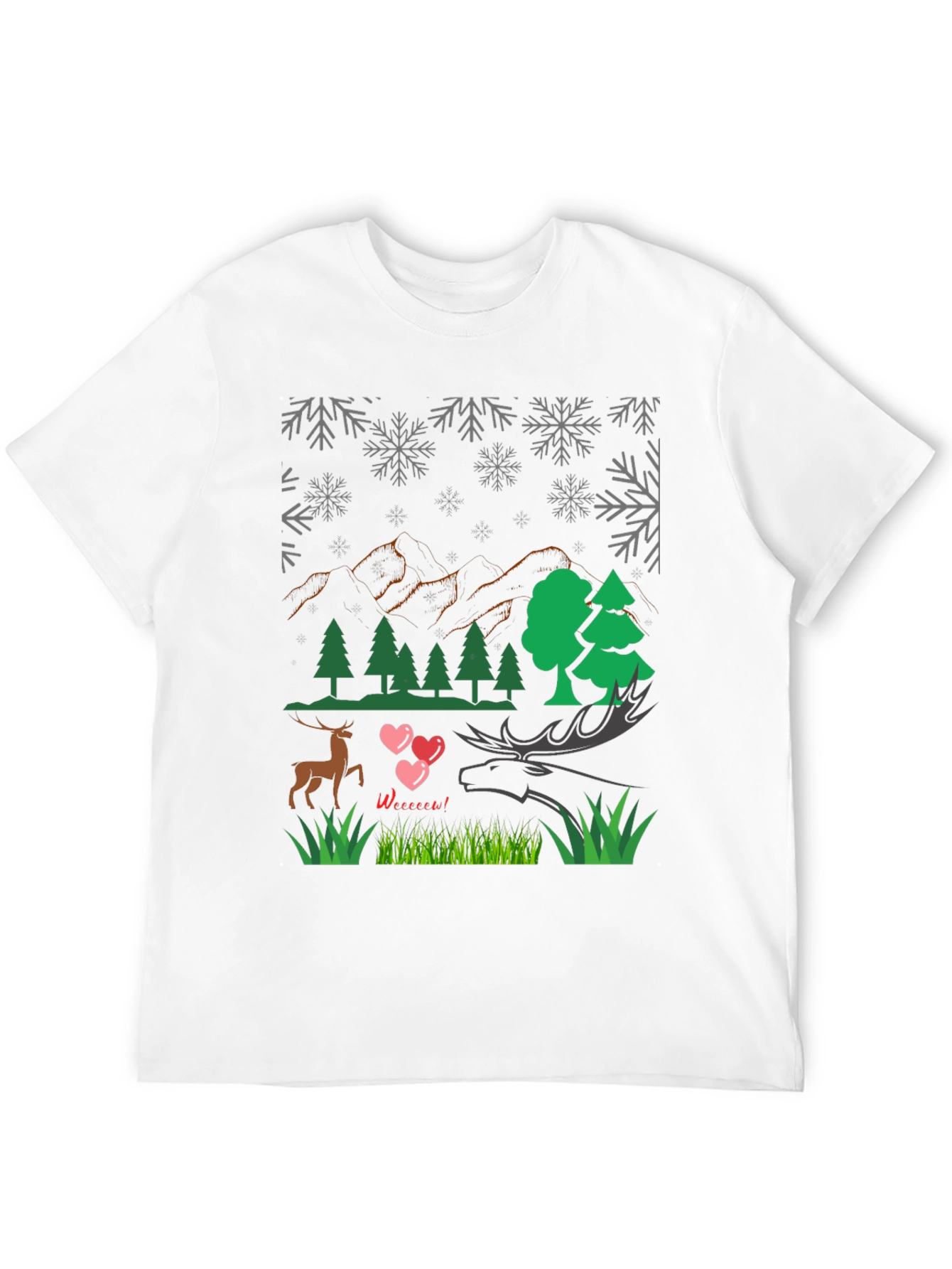 Winter Deer Love T-Shirt