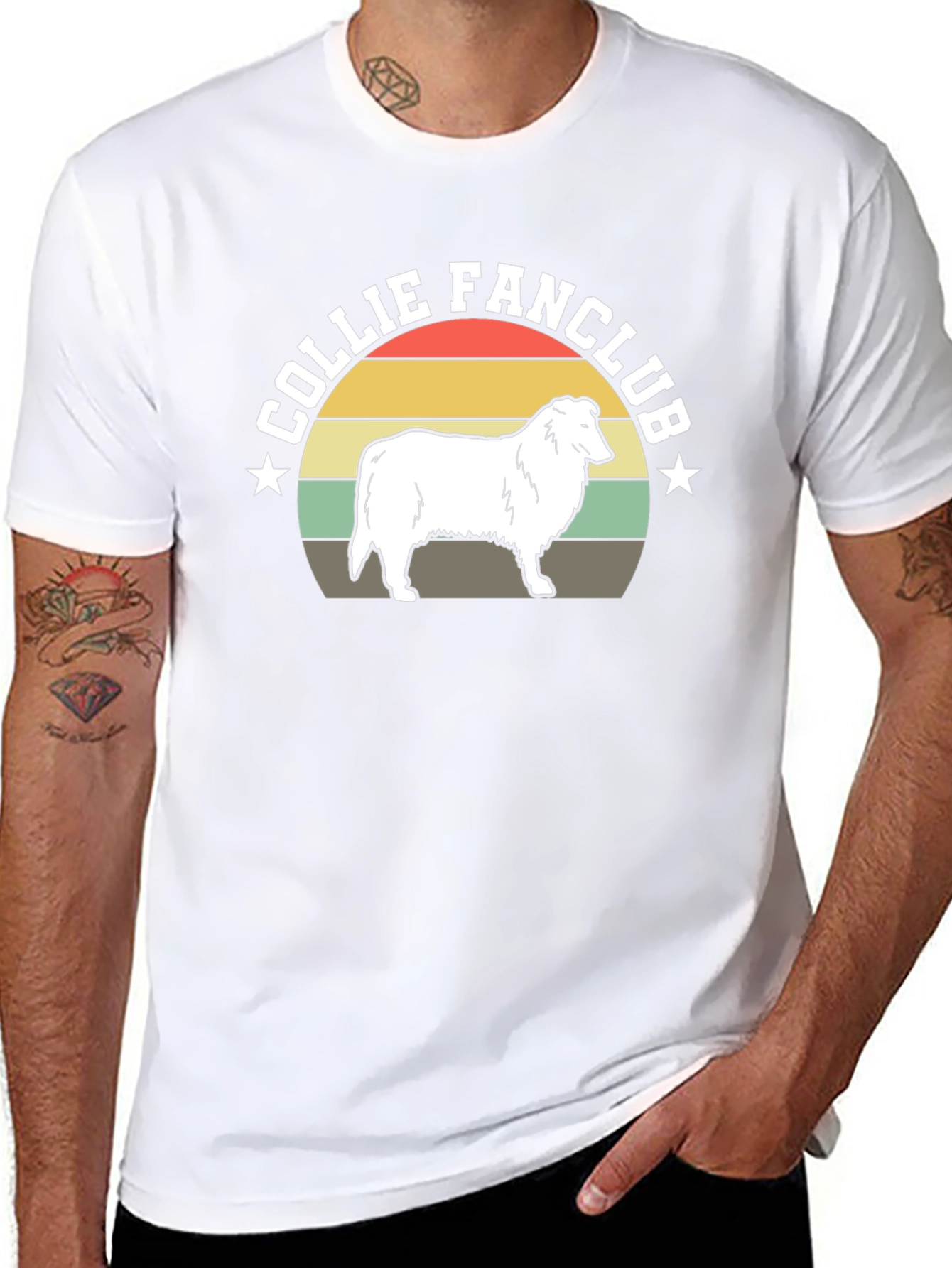 Collie Fan Club Graphic T-Shirt