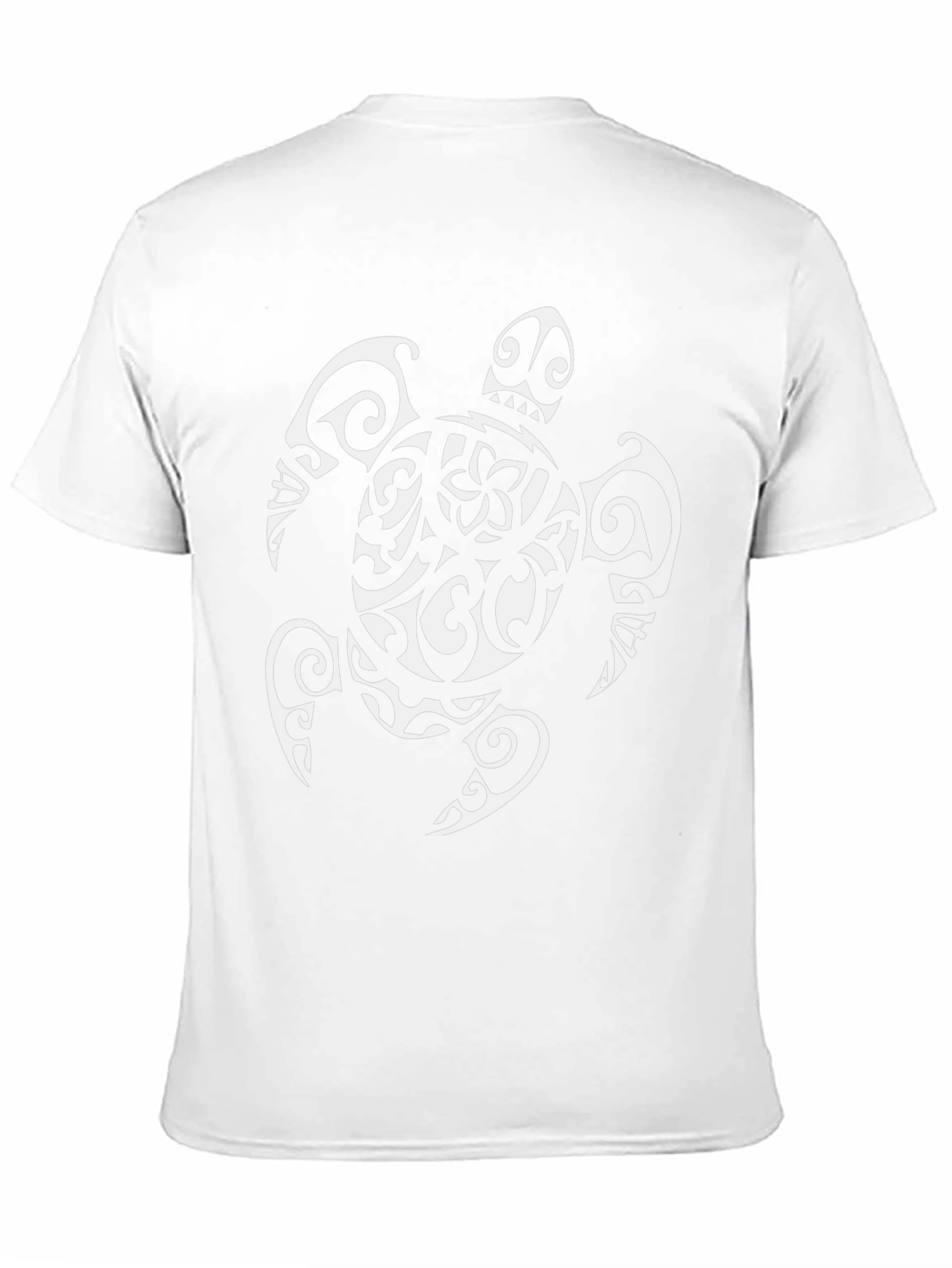 Tribal Sea Turtle Graphic Tee - Black