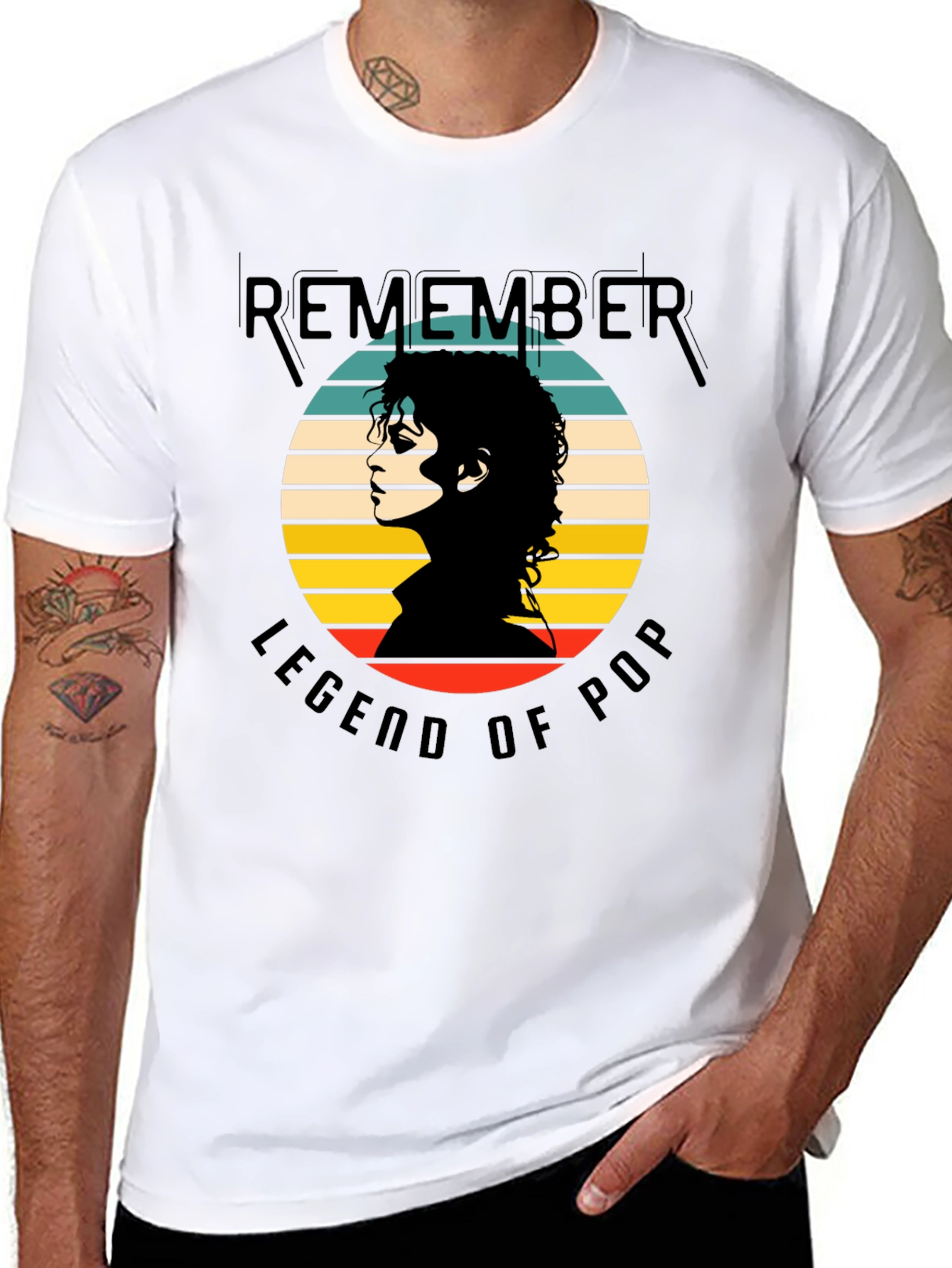 Remember Legend of Pop Graphic Tee