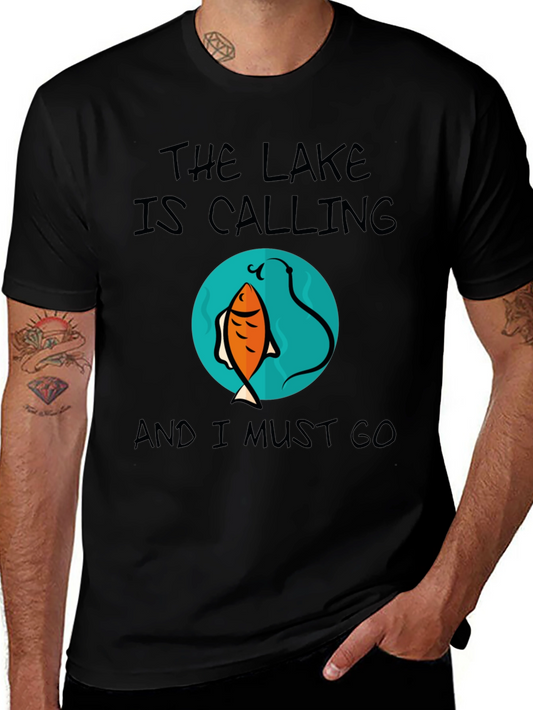 Lake Calling T-Shirt - Fishing Design
