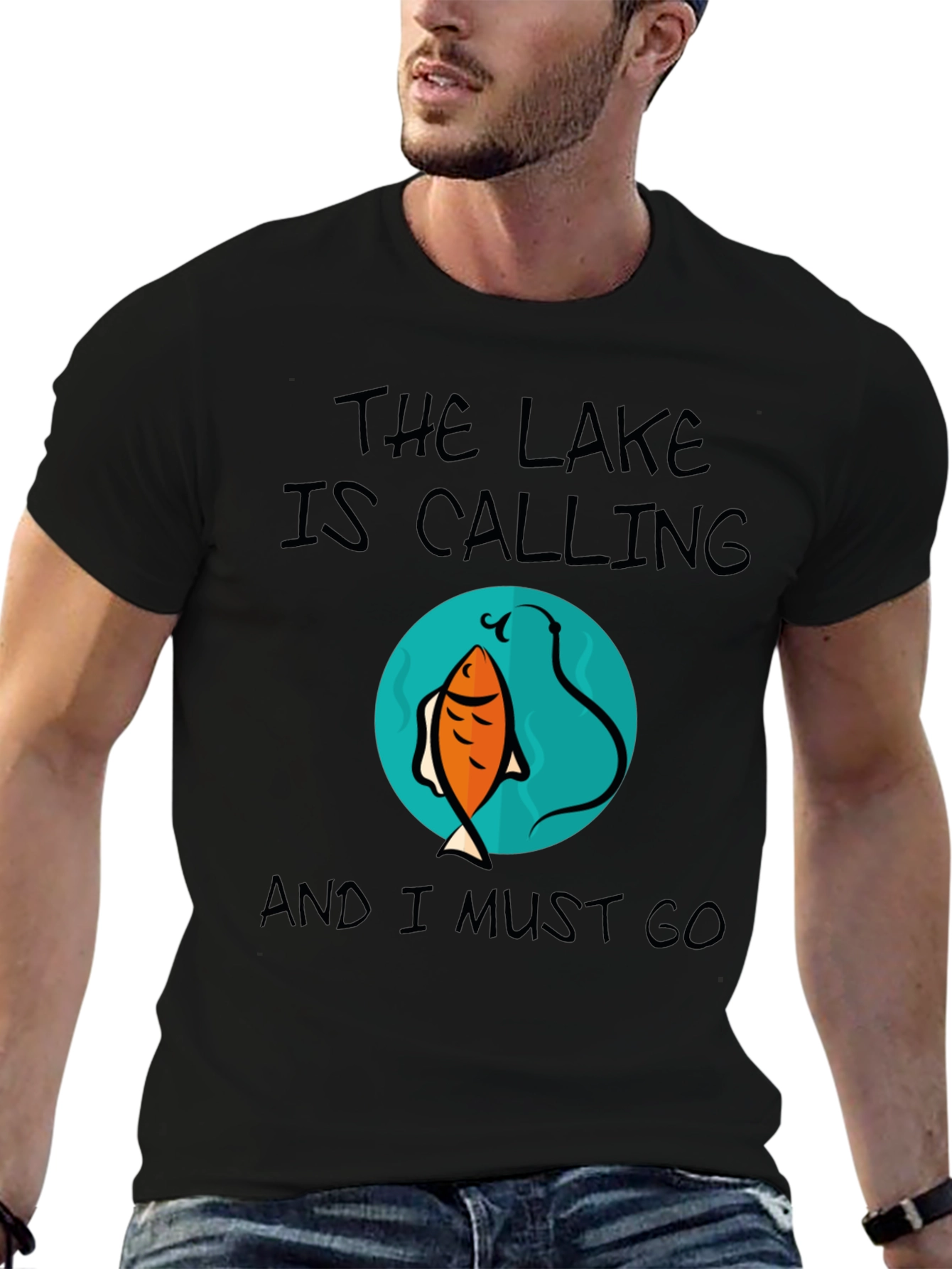 Lake Calling T-Shirt - Fishing Design