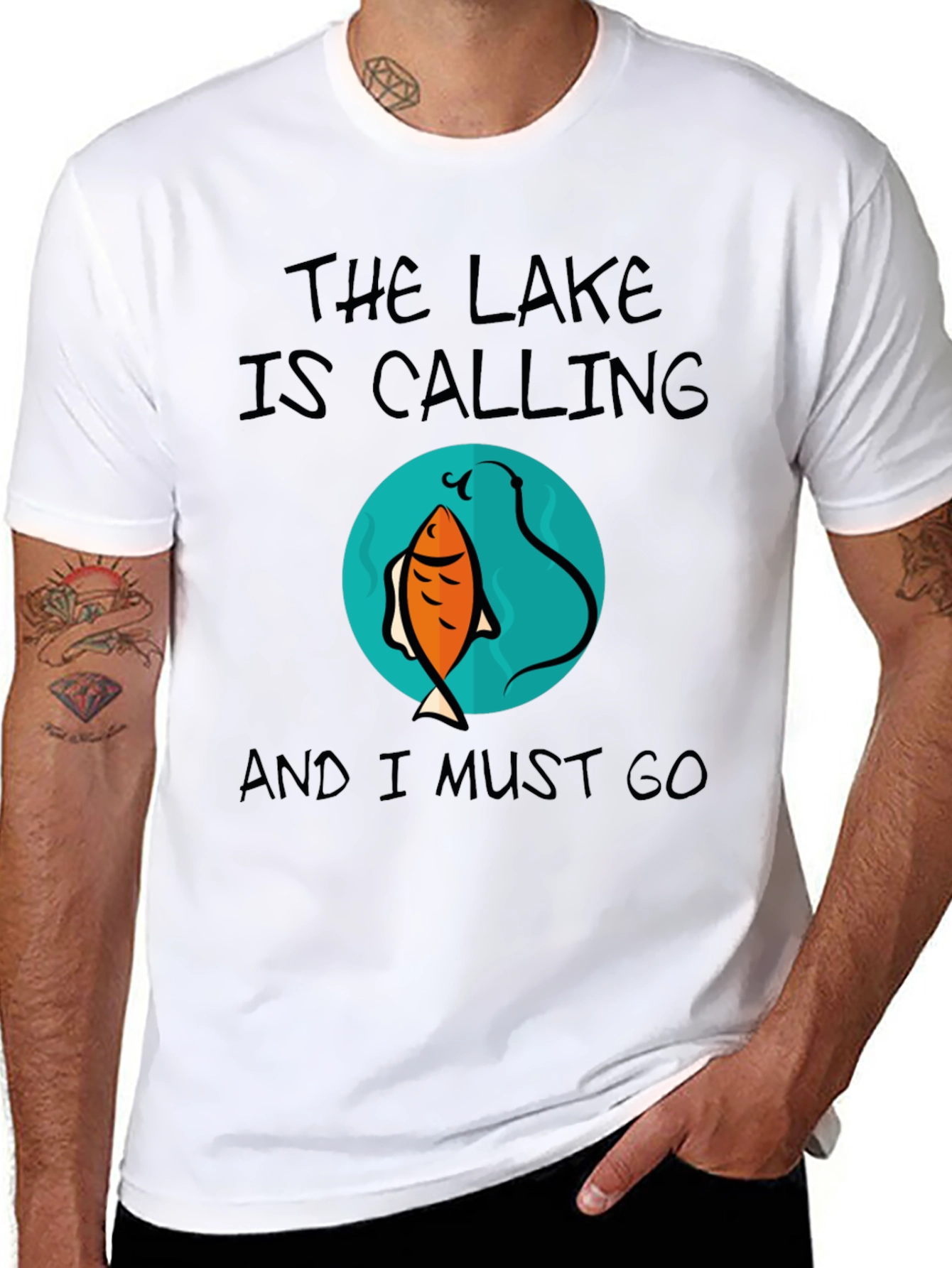Lake Calling T-Shirt - Fishing Design