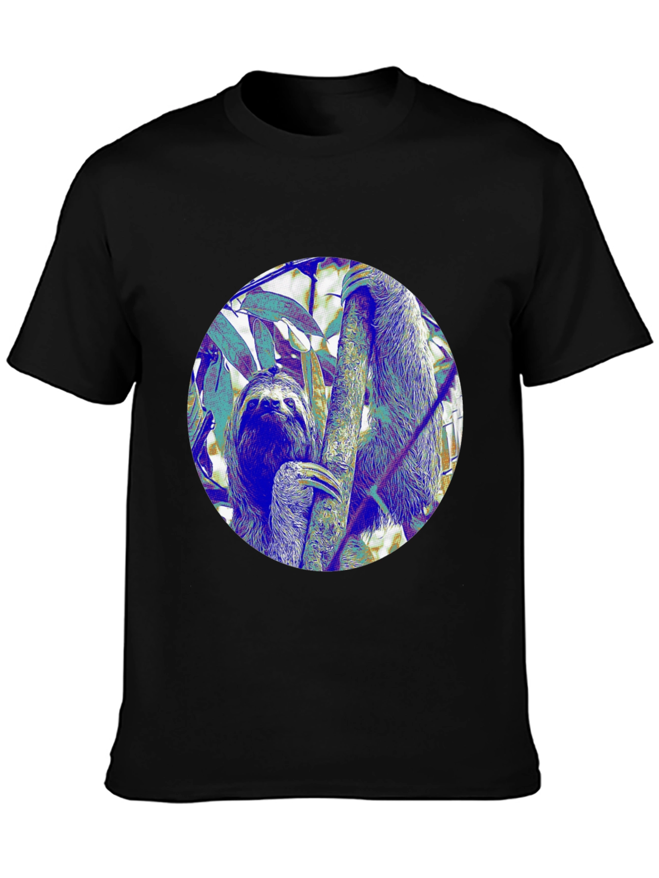 Sloth Graphic Tee - Unique Animal Print Shirt