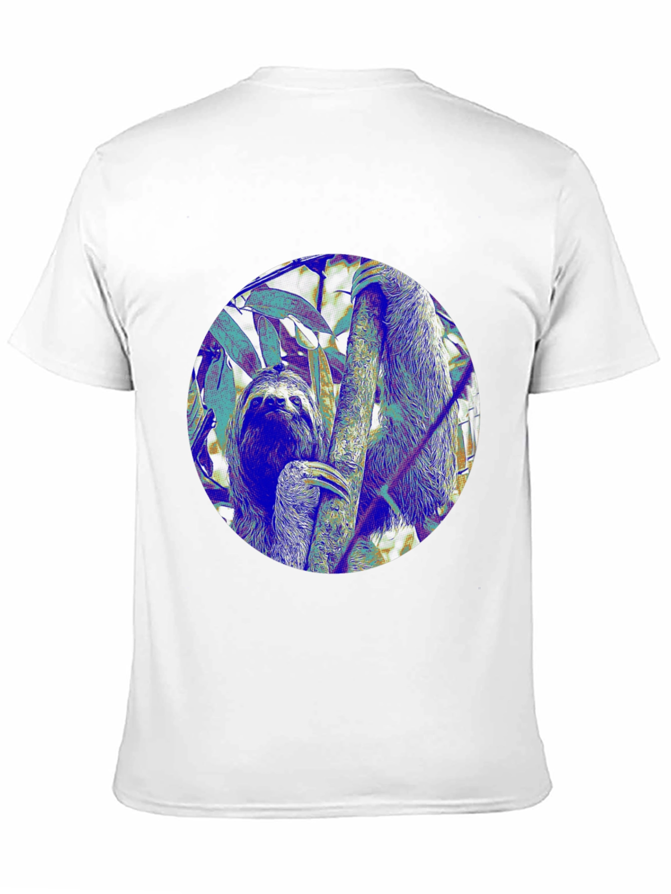 Sloth Graphic Tee - Unique Animal Print Shirt