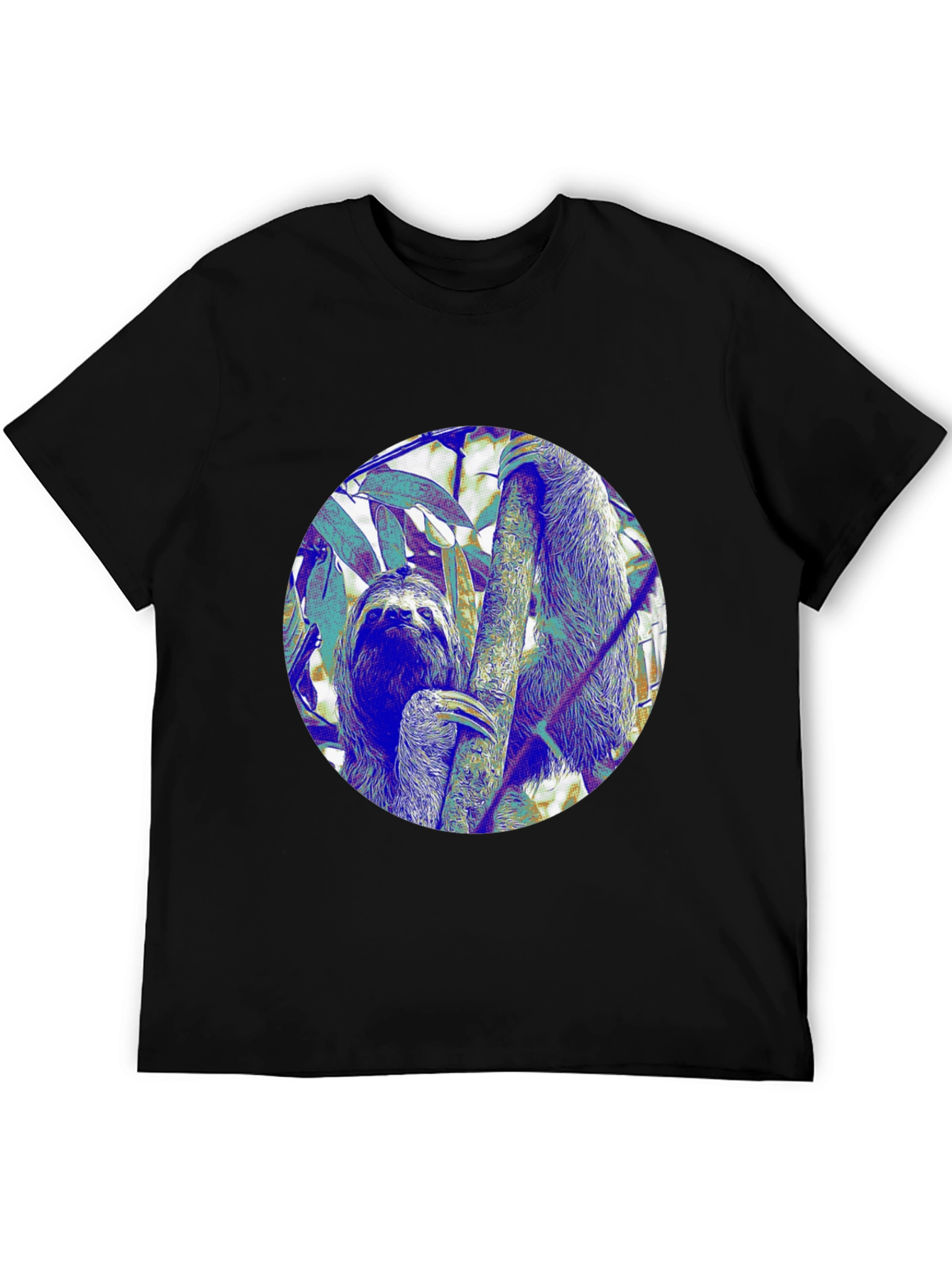 Sloth Graphic Tee - Unique Animal Print Shirt