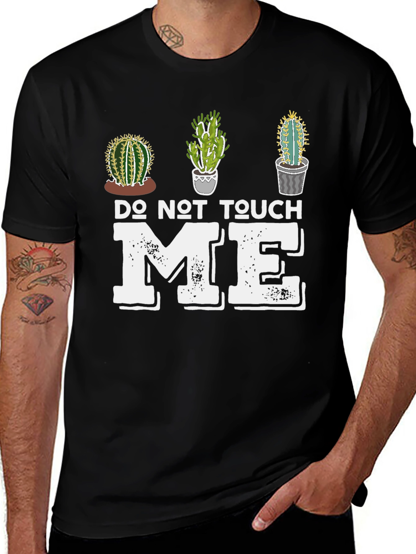 Do Not Touch Me Cactus Graphic Tee