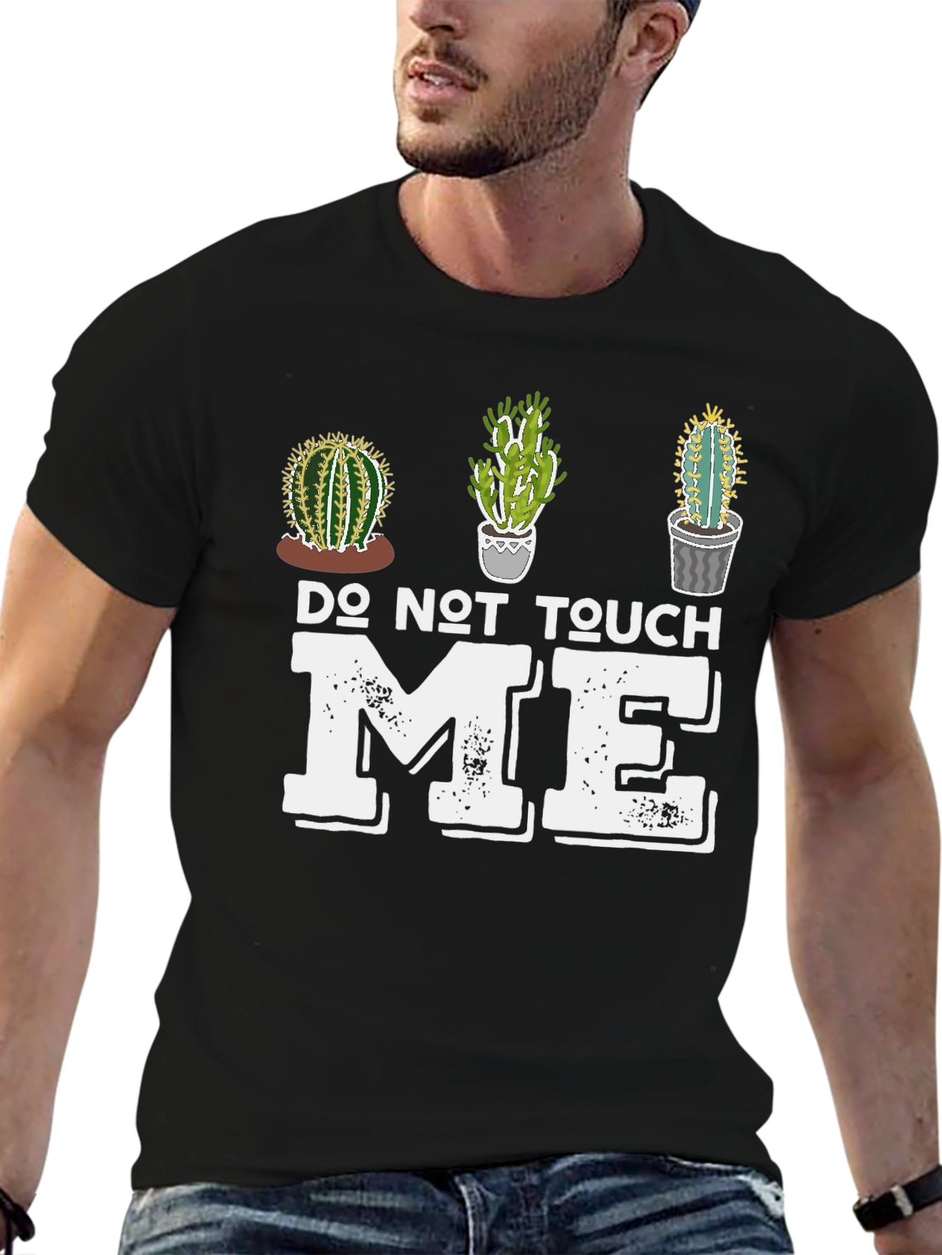 Do Not Touch Me Cactus Graphic Tee