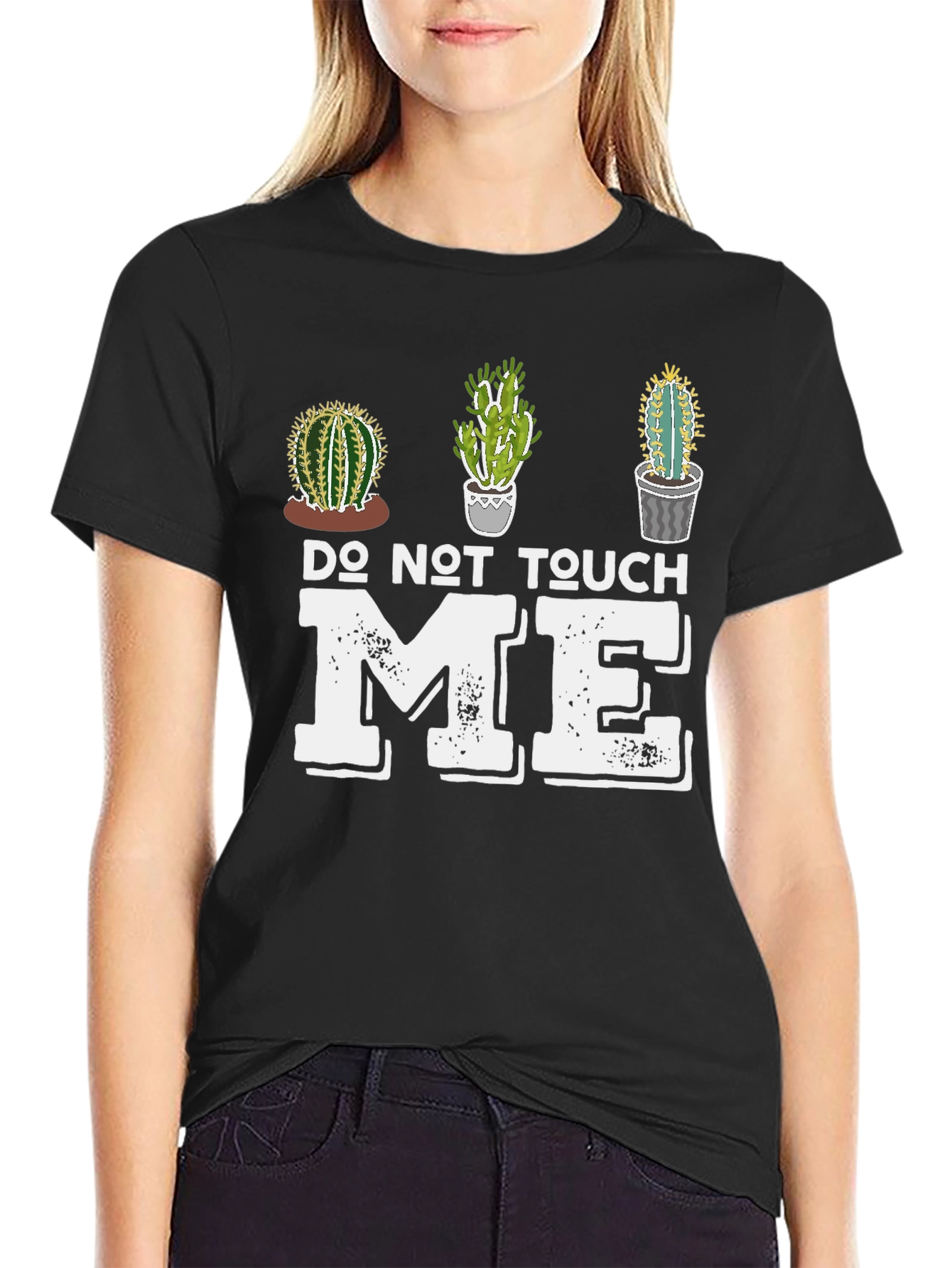 Do Not Touch Me Cactus Graphic Tee