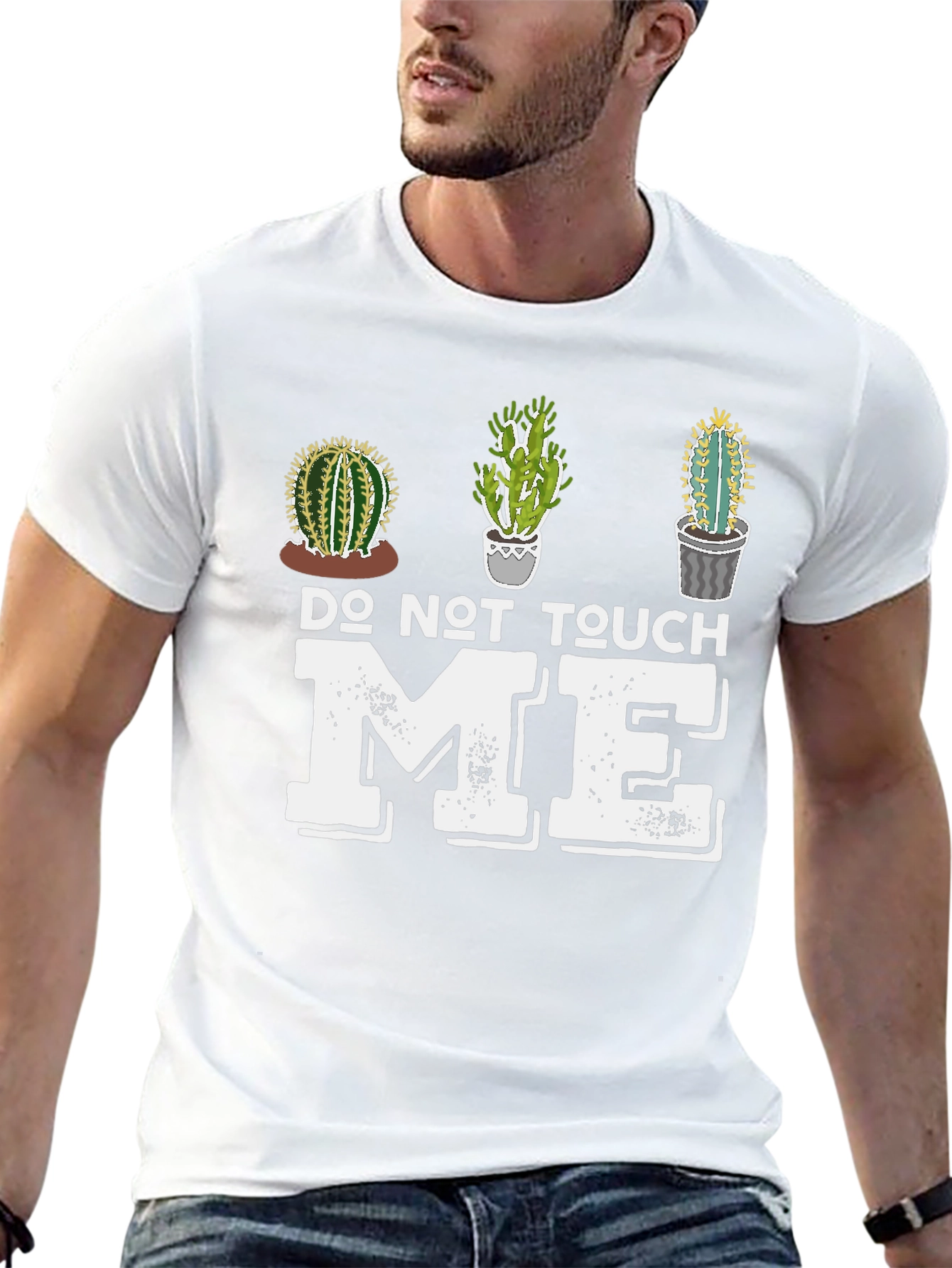 Do Not Touch Me Cactus Graphic Tee