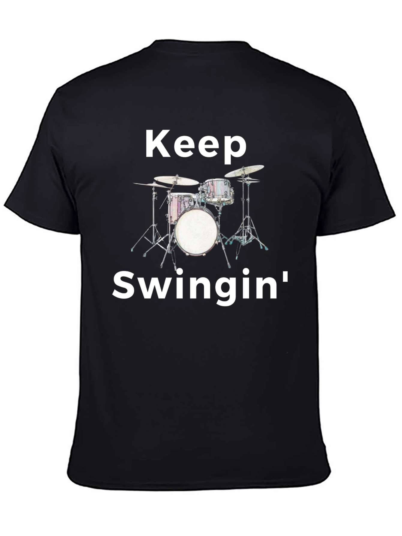 Keep Swingin Graphic Tee - Black