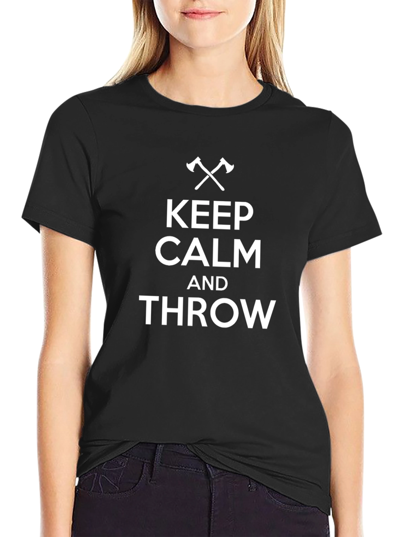 Keep Calm and Throw T-Shirt - Axe Throwing Apparel