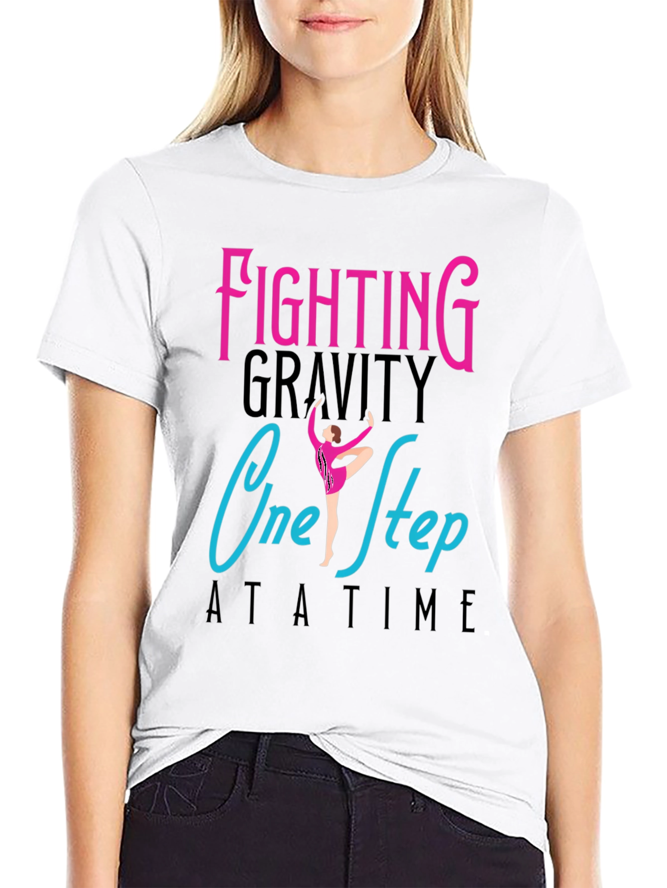 Fighting Gravity One Step At a Time T-Shirt