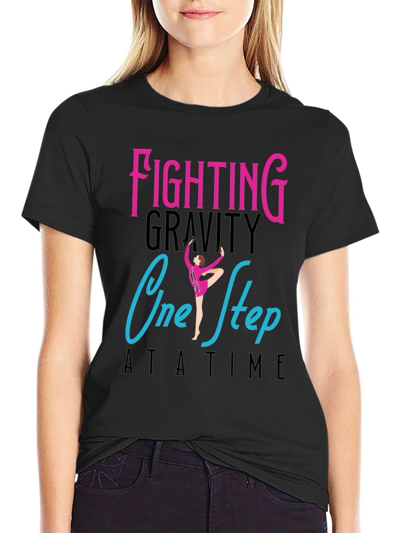 Fighting Gravity One Step At a Time T-Shirt