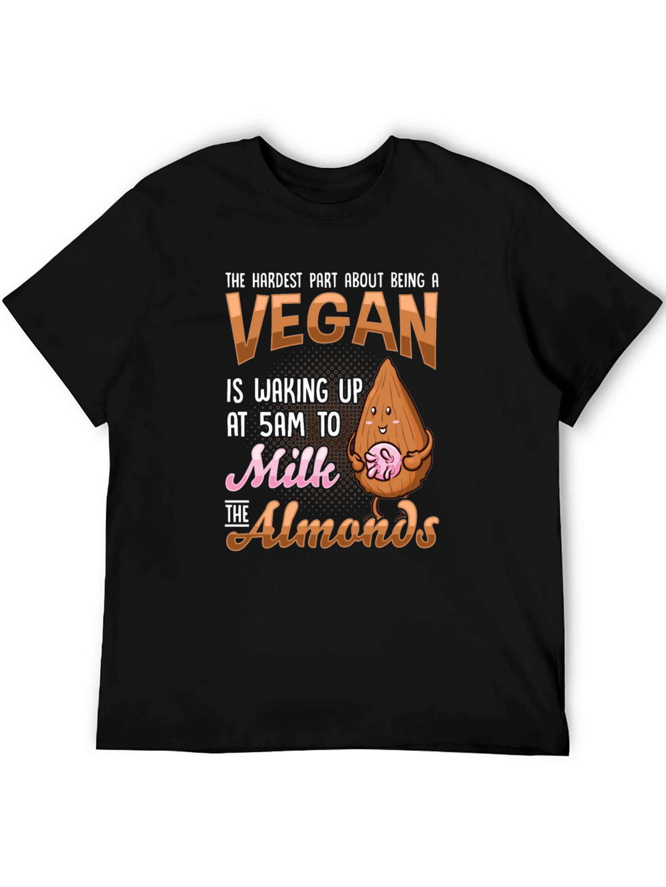 Vegan Almond Milk T-Shirt Funny Vegan Gift