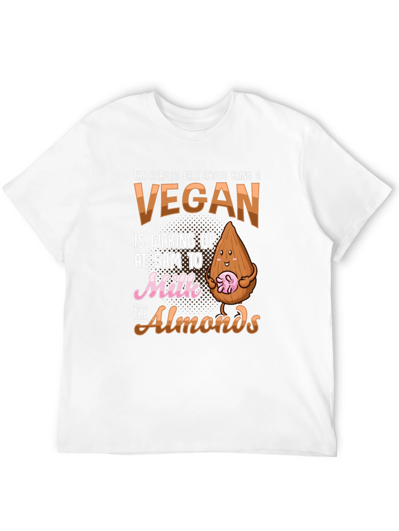 Vegan Almond Milk T-Shirt Funny Vegan Gift