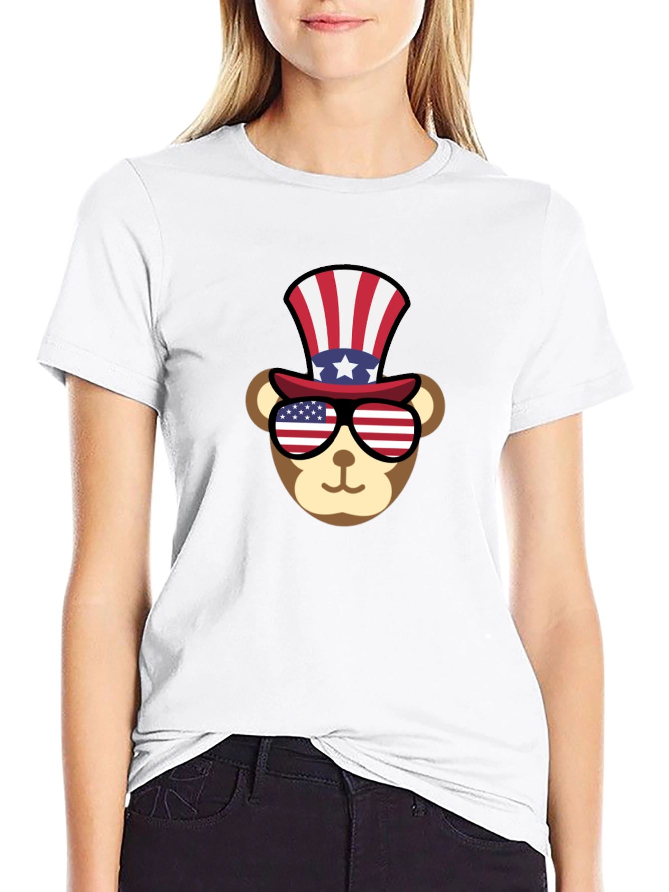 Patriotic Bear T-Shirt - Stars & Stripes