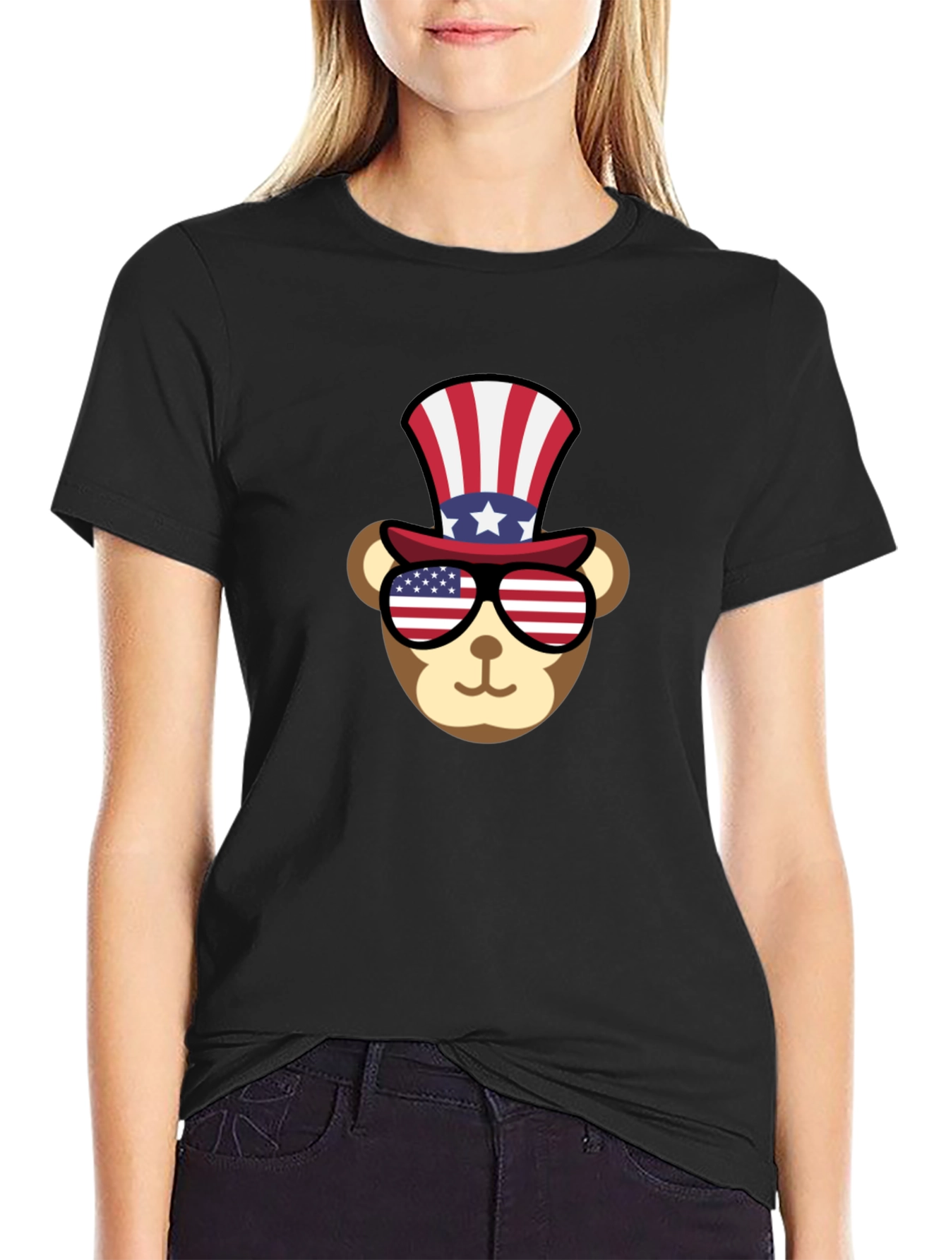 Patriotic Bear T-Shirt - Stars & Stripes