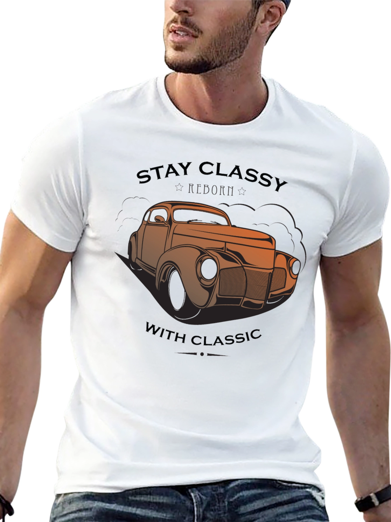 Classic Car Graphic Tee - Stay Classy