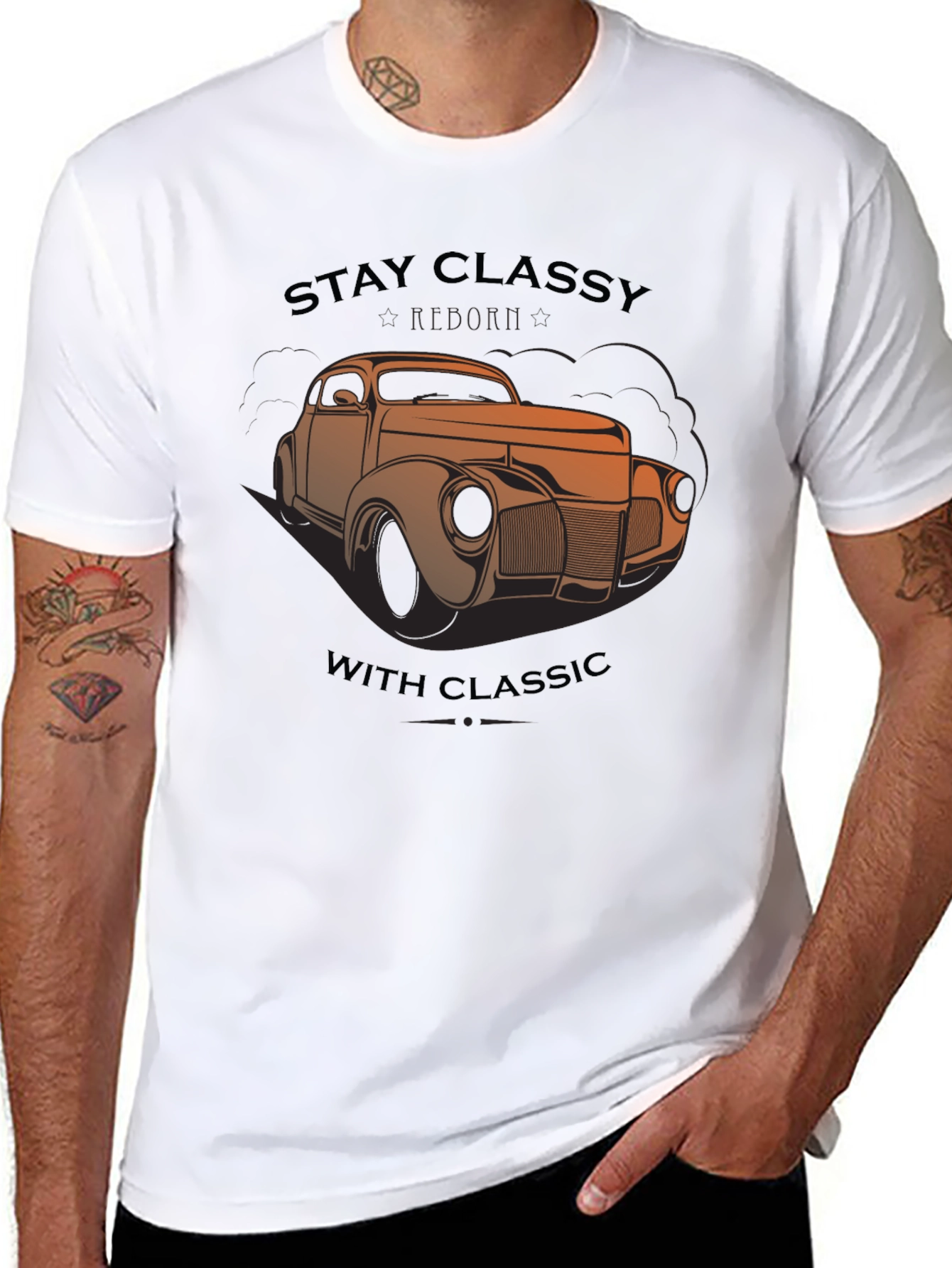 Classic Car Graphic Tee - Stay Classy