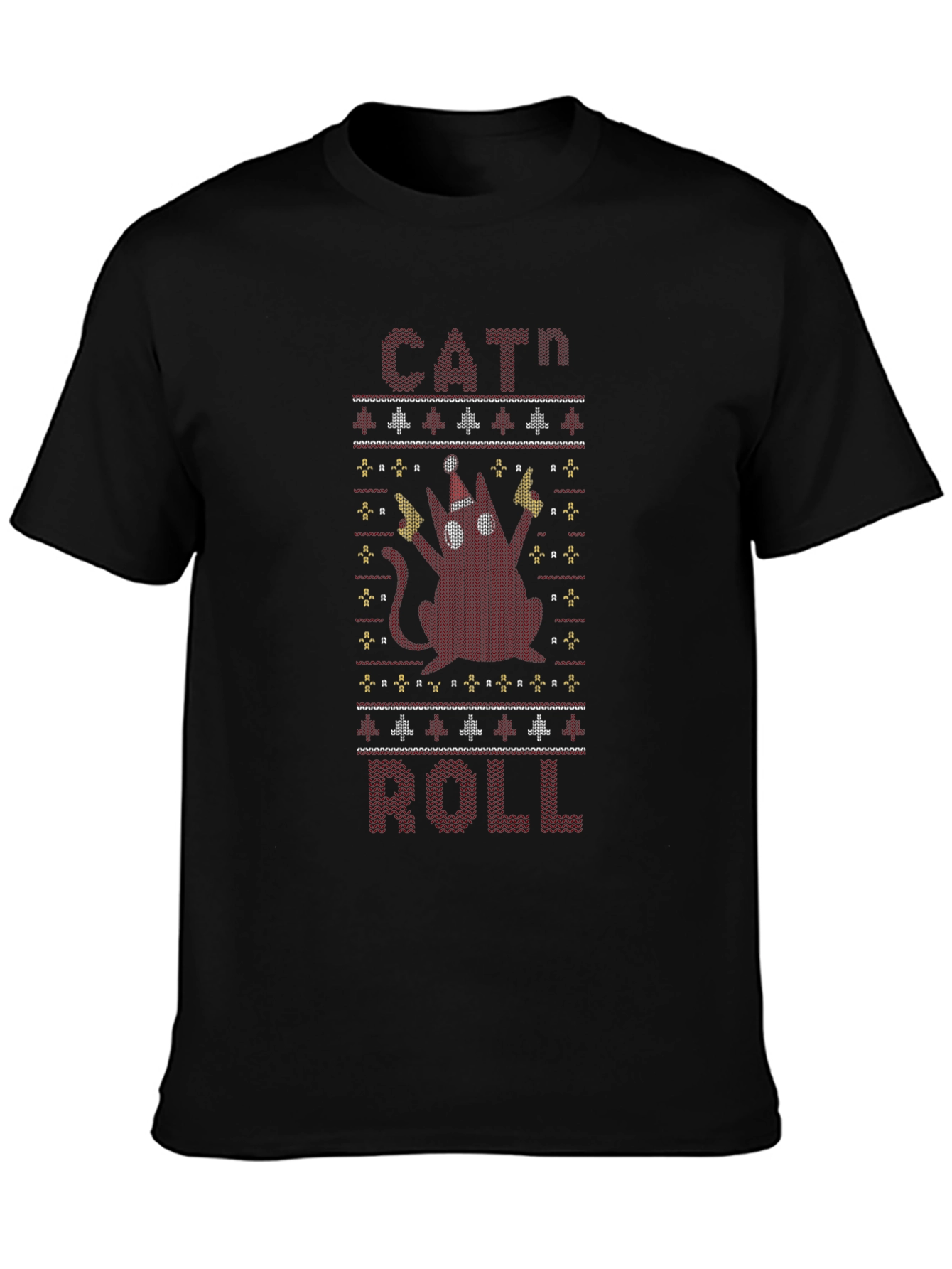 Cats Roll Christmas T-Shirt
