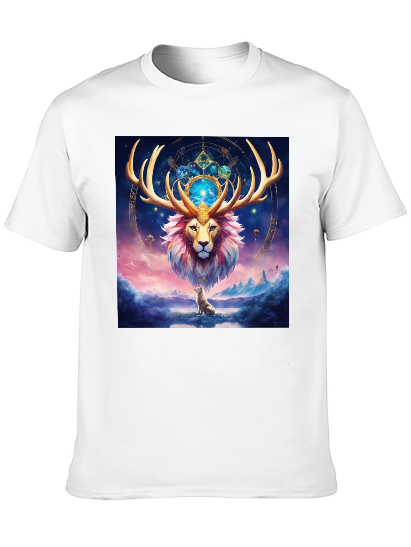 Mystic Lion T-Shirt - Zodiac Design