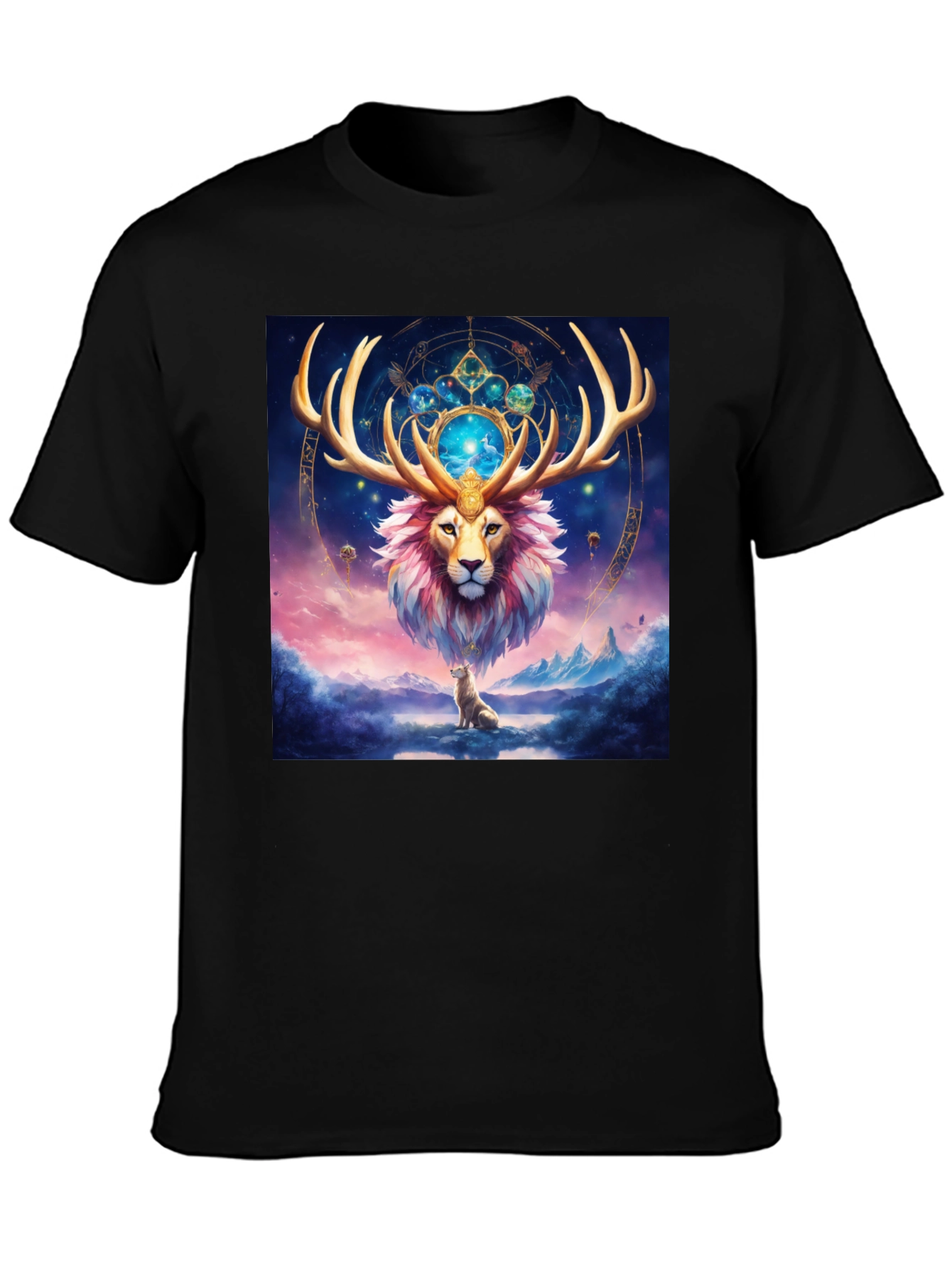 Mystic Lion T-Shirt - Zodiac Design