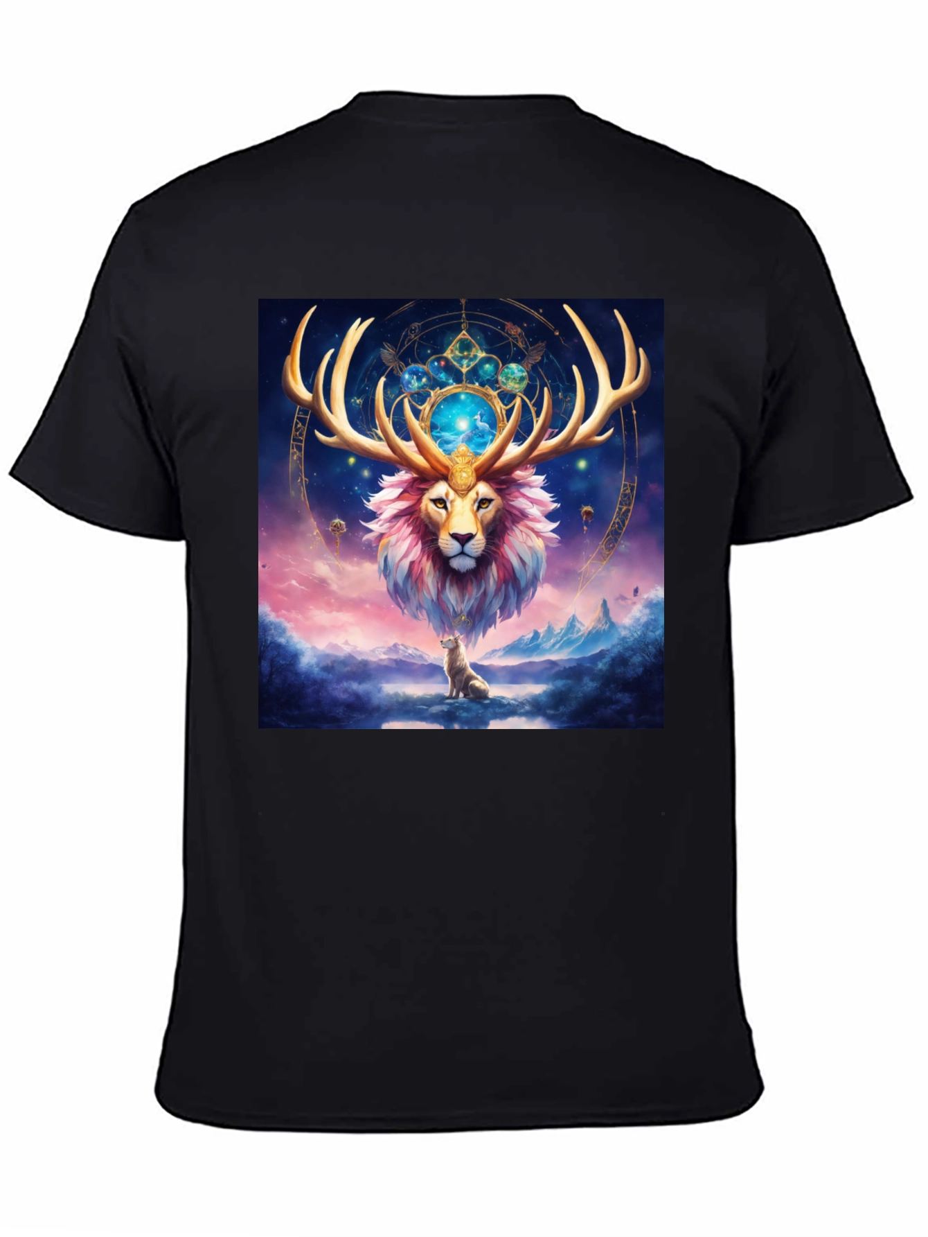 Mystic Lion T-Shirt - Zodiac Design
