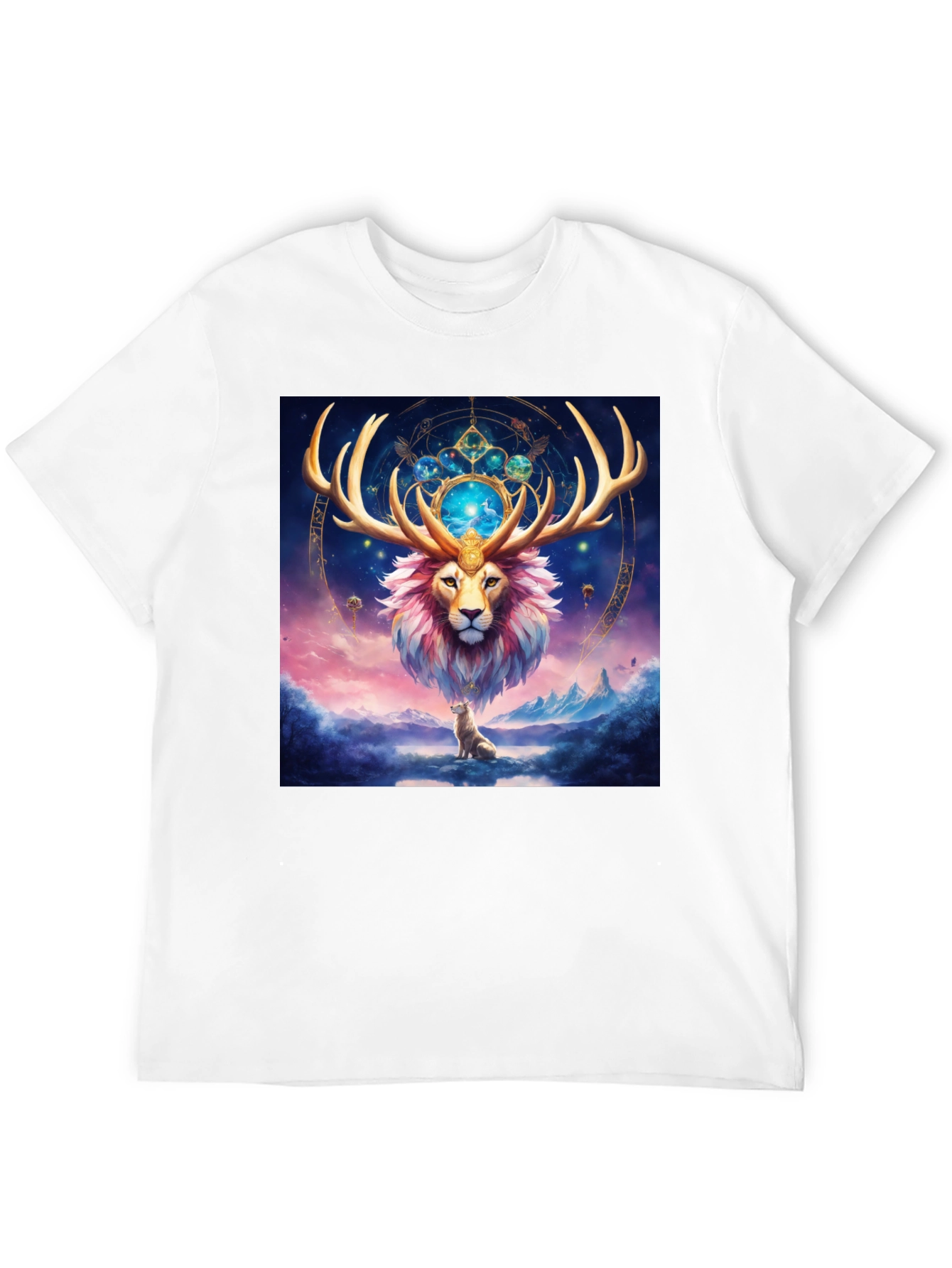 Mystic Lion T-Shirt - Zodiac Design