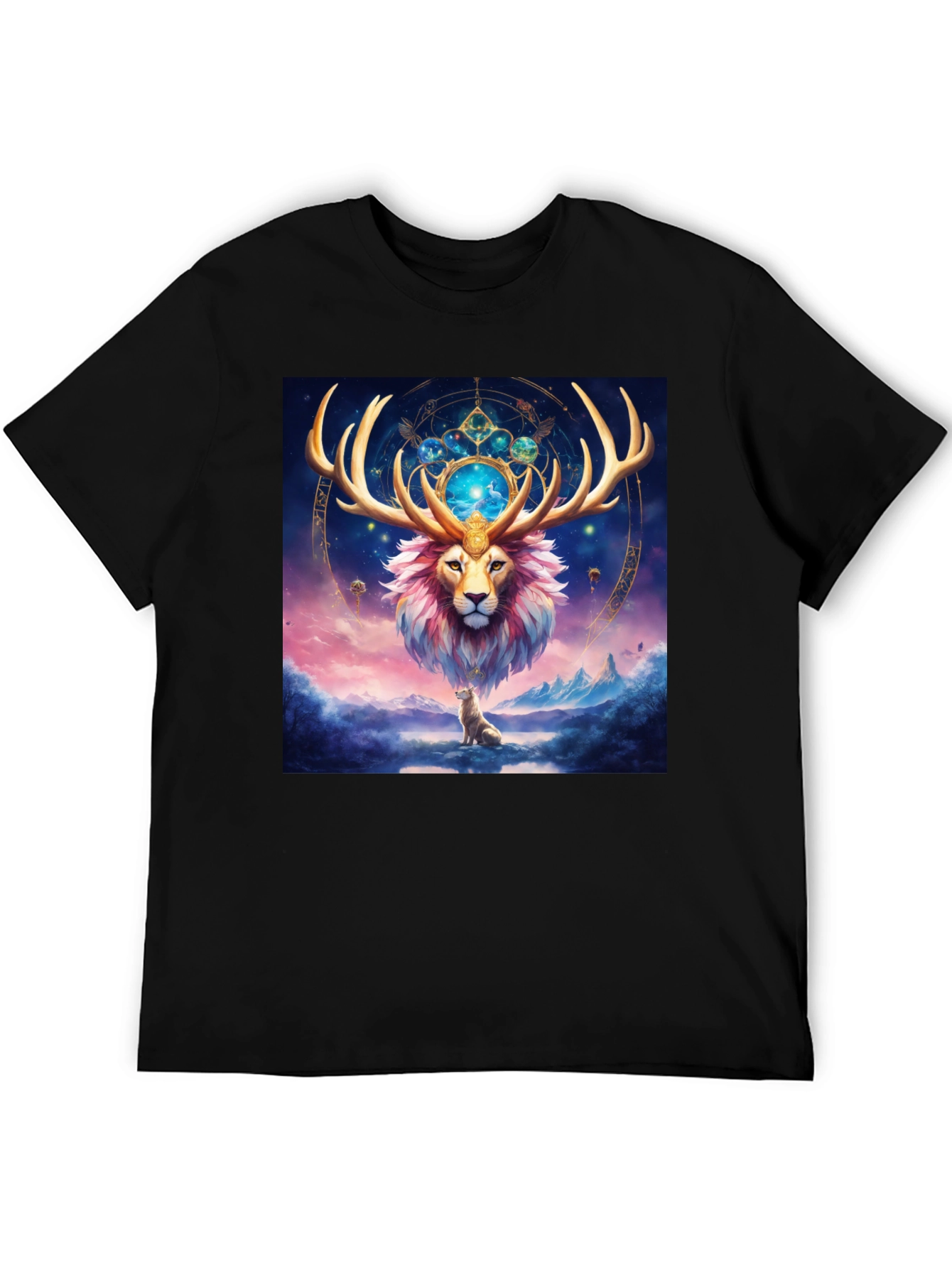 Mystic Lion T-Shirt - Zodiac Design