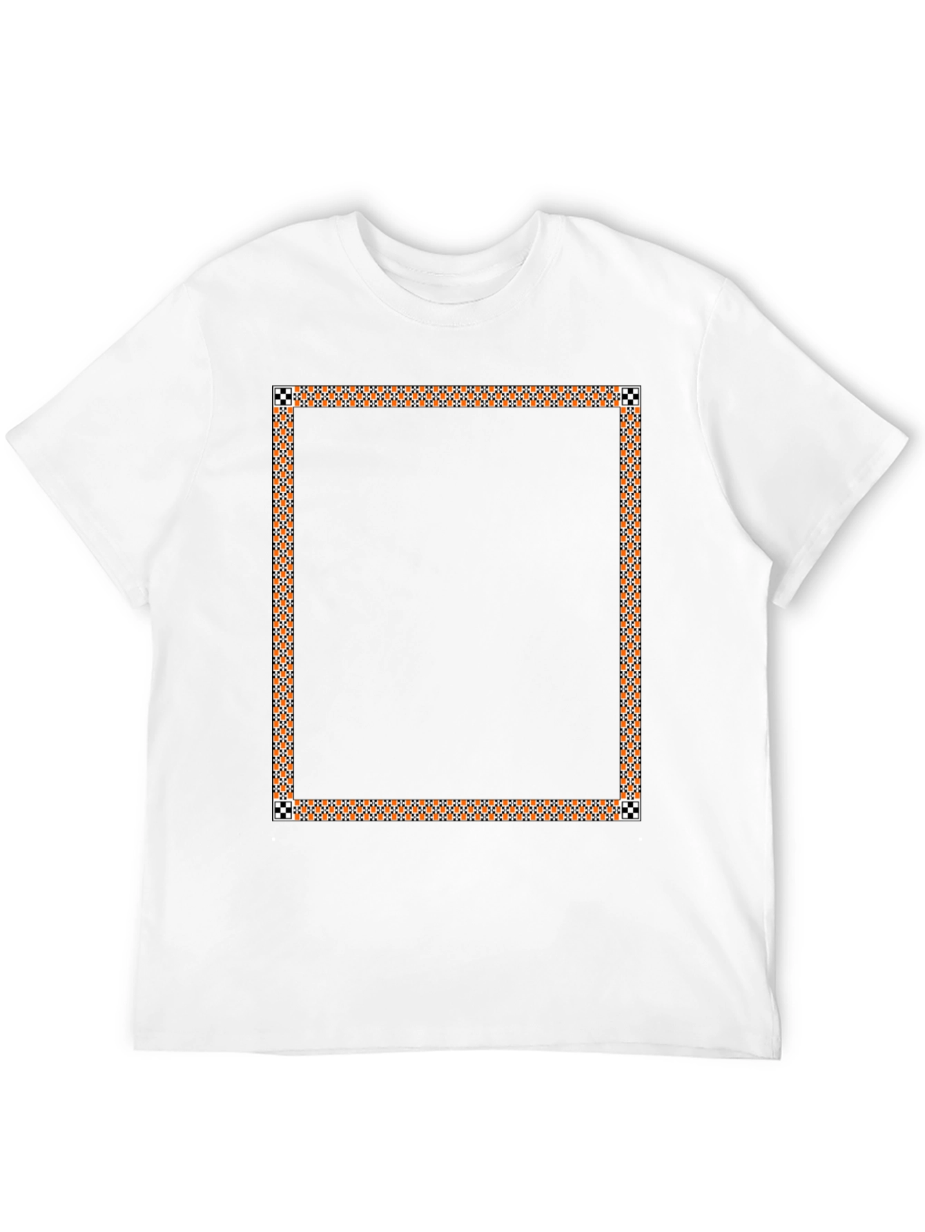 Geometric Frame Black T-Shirt