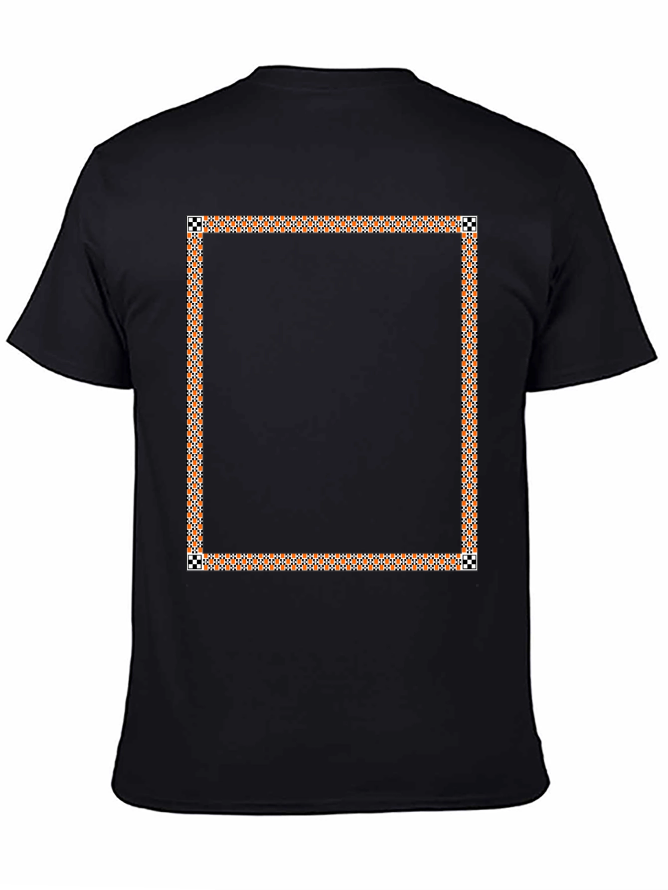 Geometric Frame Black T-Shirt
