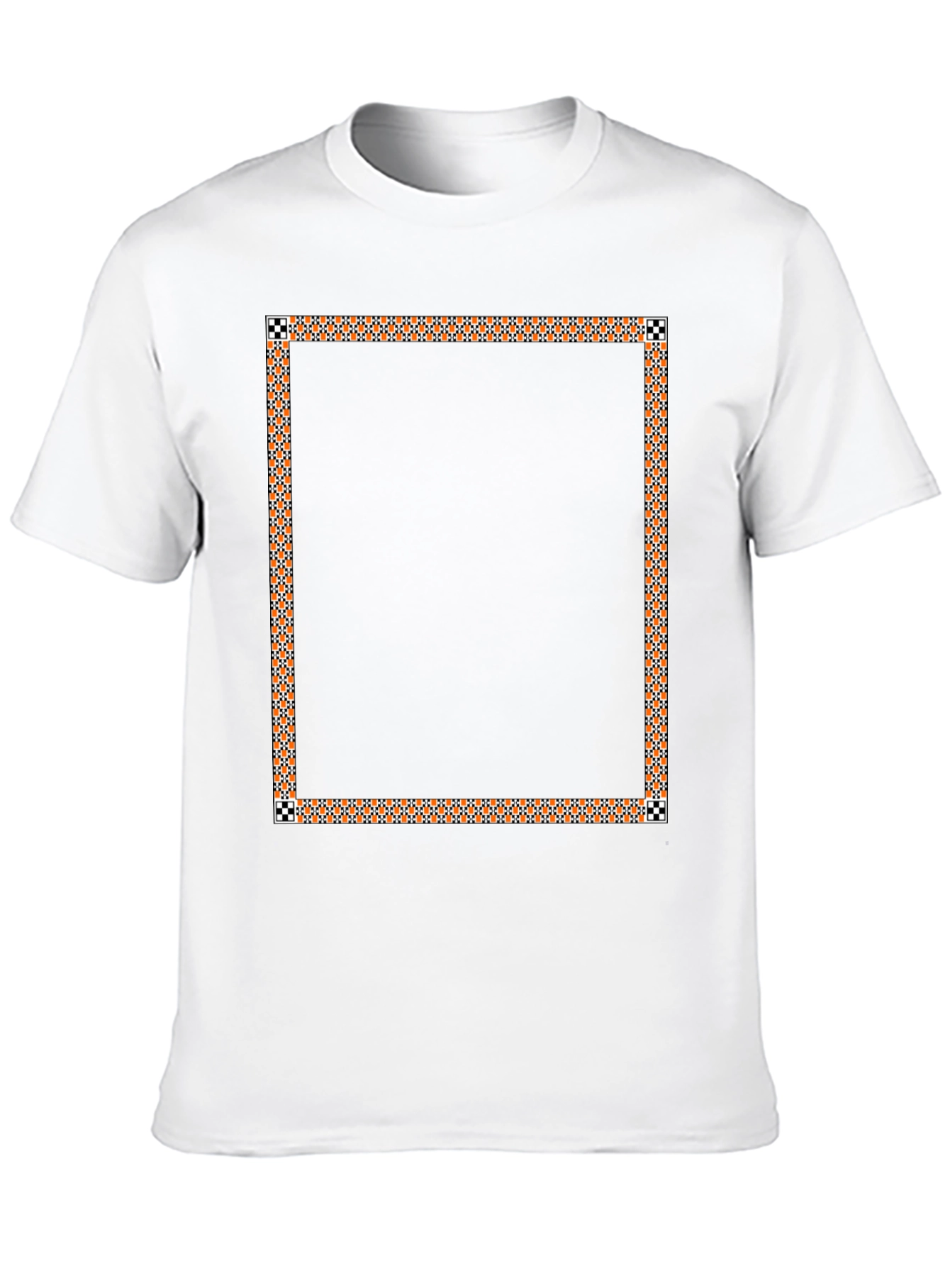 Geometric Frame Black T-Shirt