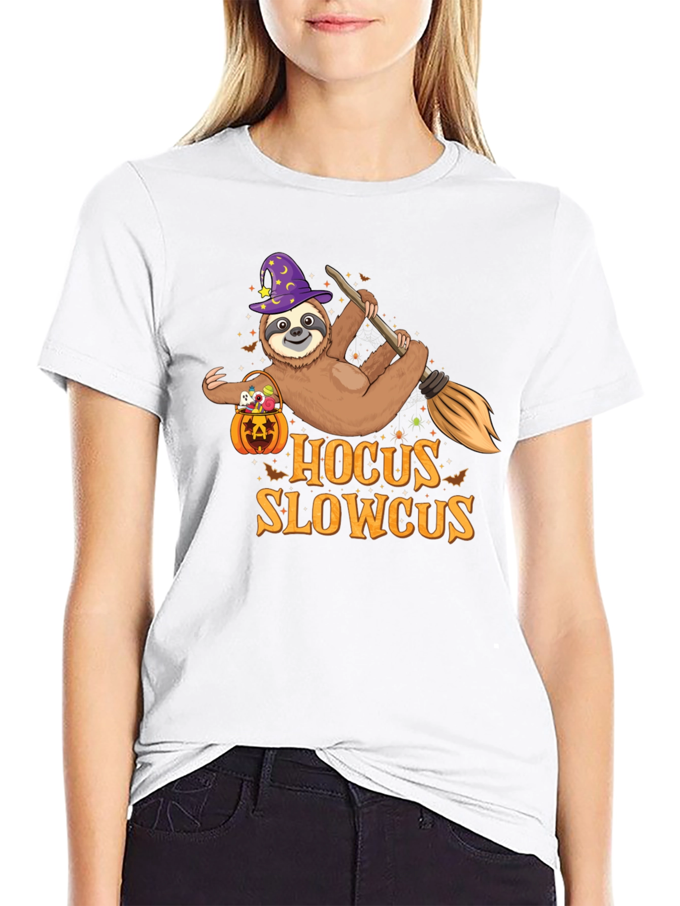 Hocus Slowcus Sloth Halloween T-Shirt