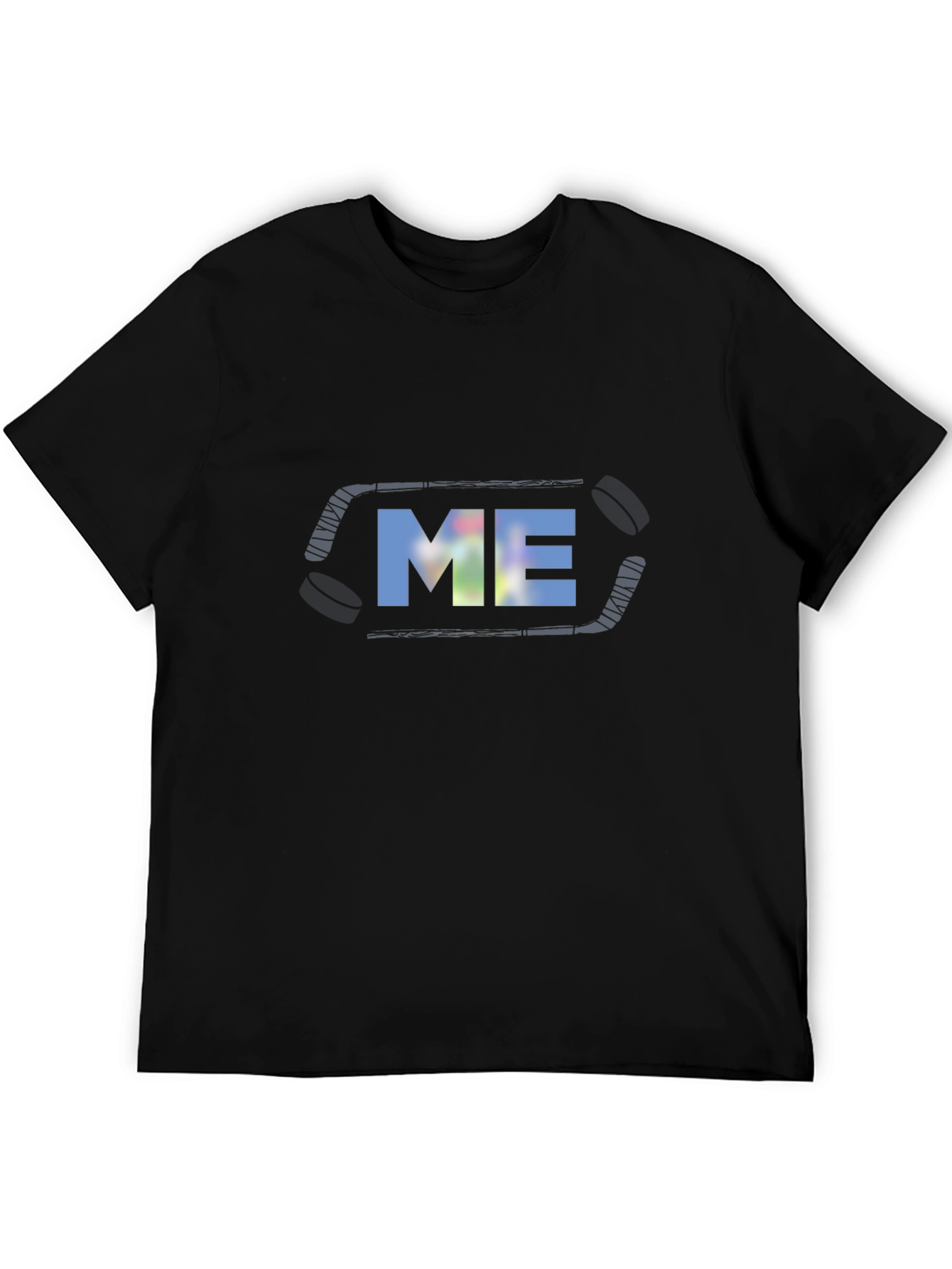 Hockey ME Graphic Tee - Stylish Black T-Shirt