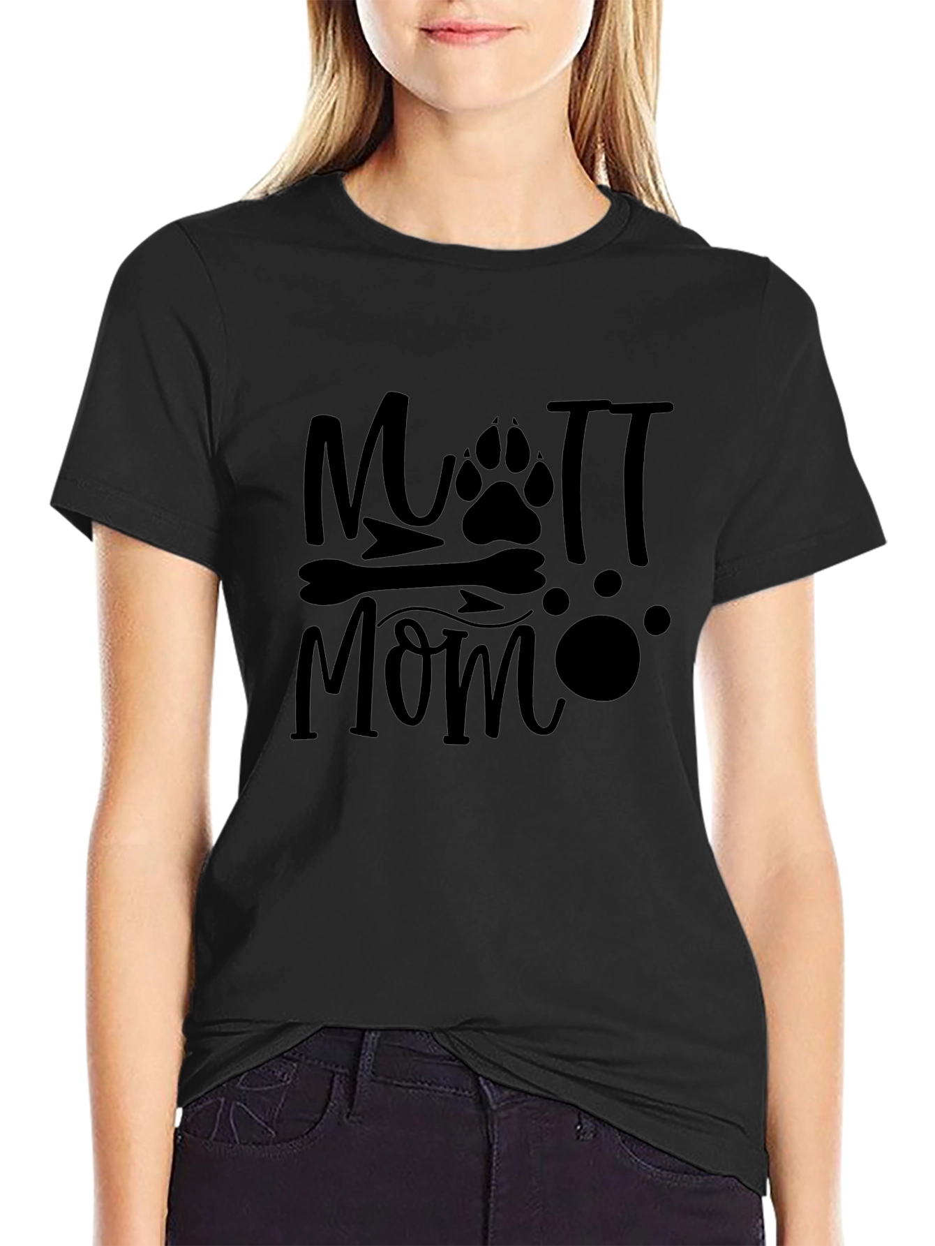 Mutt Mom Graphic Tee - Dog Lover T-Shirt