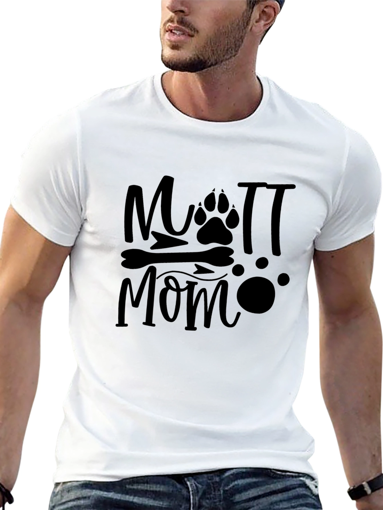 Mutt Mom Graphic Tee - Dog Lover T-Shirt