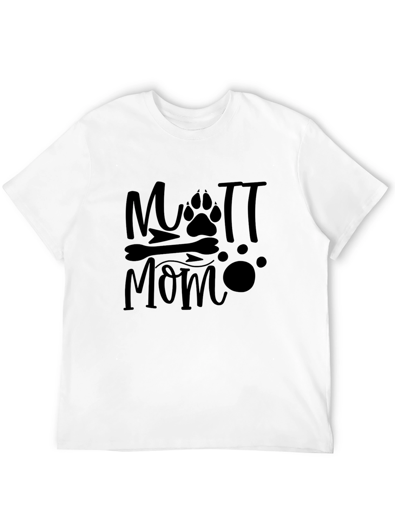 Mutt Mom Graphic Tee - Dog Lover T-Shirt