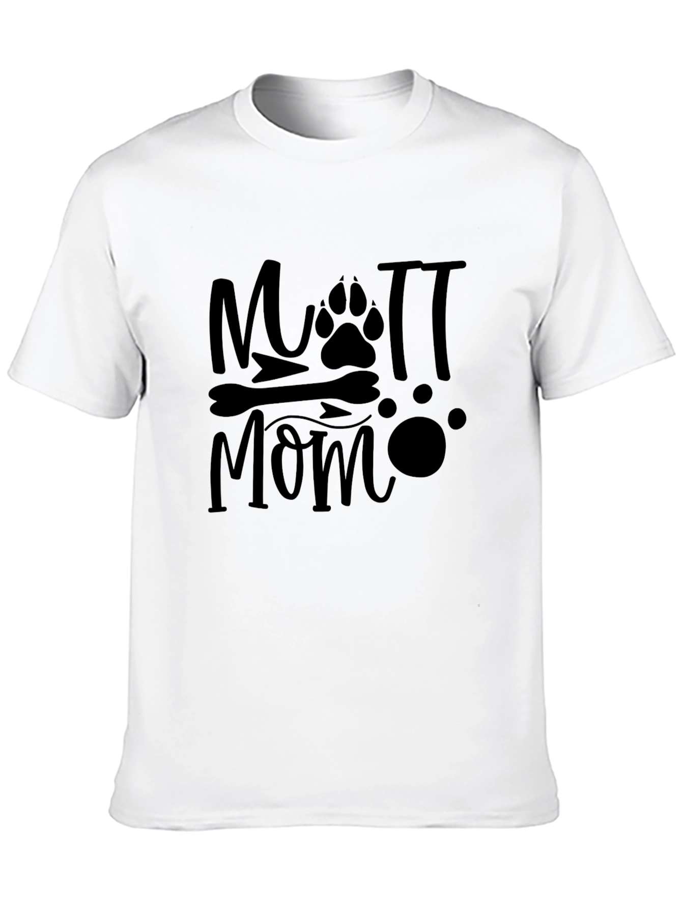 Mutt Mom Graphic Tee - Dog Lover T-Shirt