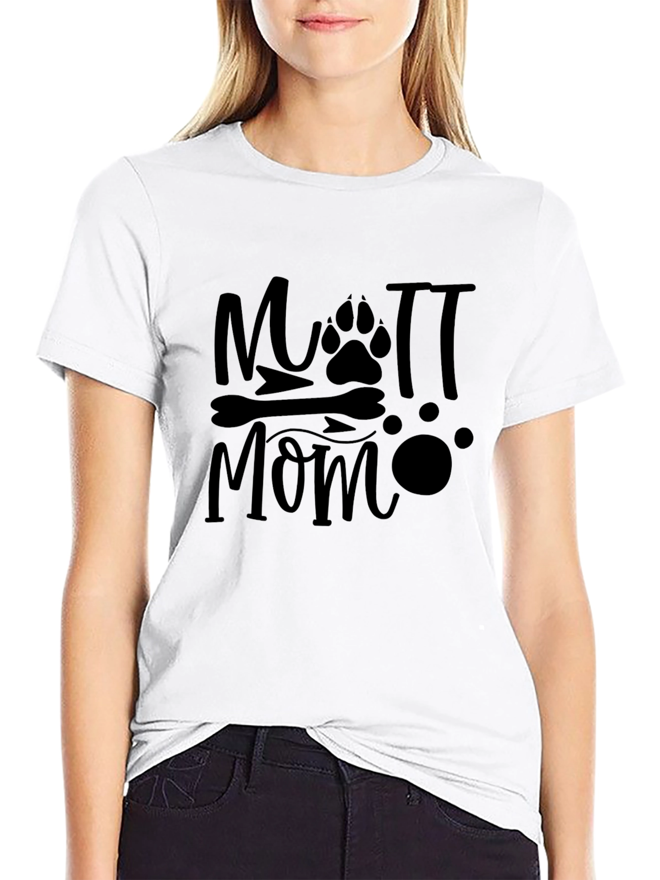 Mutt Mom Graphic Tee - Dog Lover T-Shirt